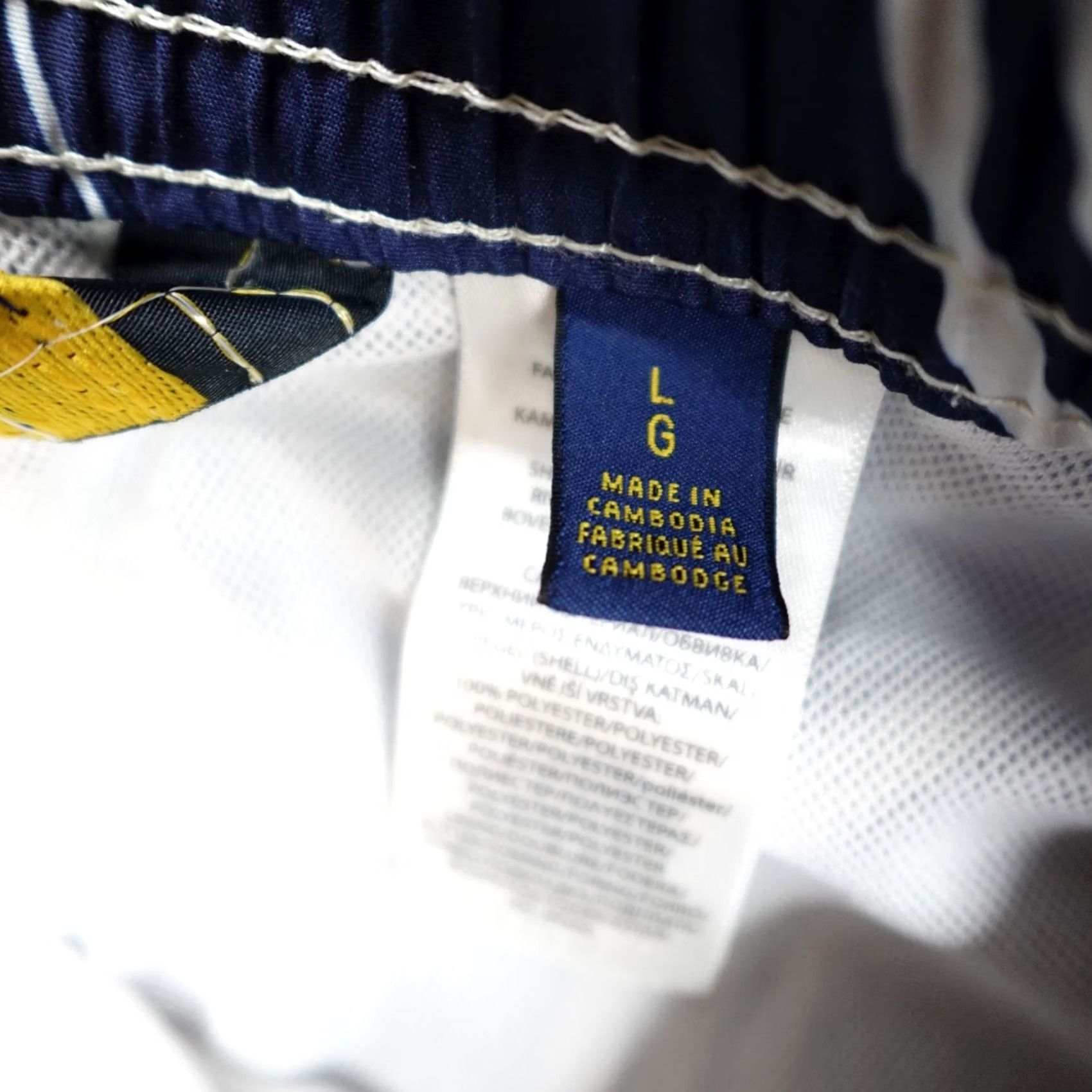 Polo Ralph Lauren Polo Ralph Lauren Swim Shorts Large Blue Mermaid Diver Lined 5" In Size US L / EU 52-54 / 3 - 3 Thumbnail