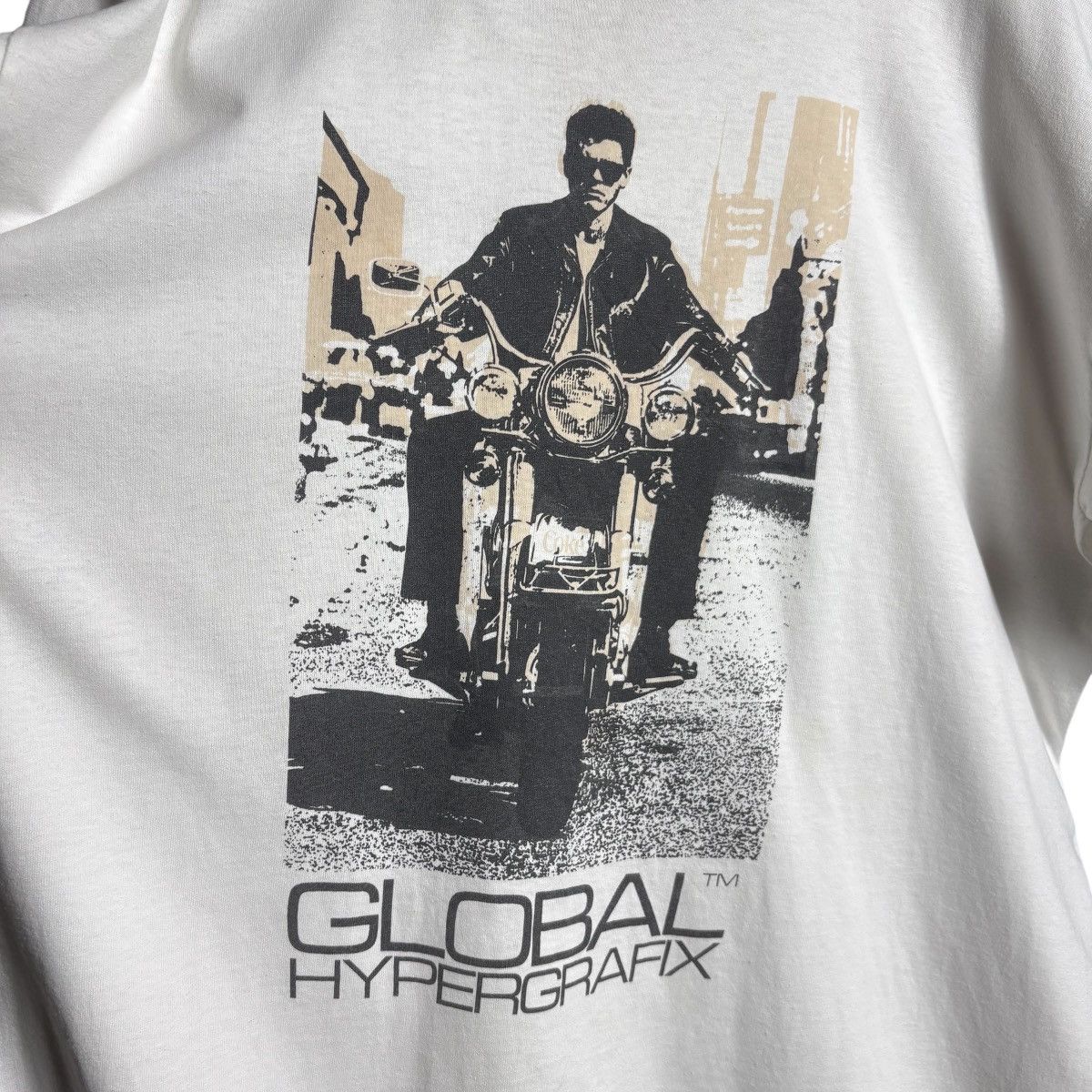 Vintage 90s Bruce Weber x Calvin Klein Biker Graphic T-Shirt