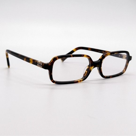 Miu Miu NEW MIU MIU EYEGLASSES, HAVANA BROWN WOMEN EYEWEAR MIU MIU M Size ONE SIZE - 5 Thumbnail