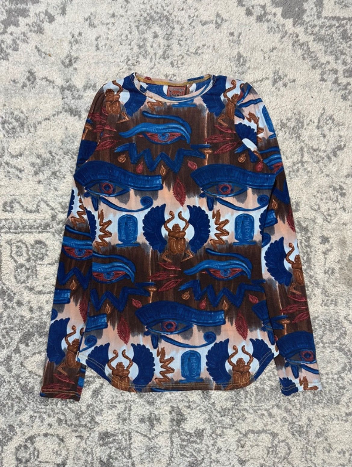 Jean Paul Gaultier SS1997 Horus Scarab Long-sleeve by Jean Paul Gaultier Size S / US 4 / IT 40 - 1 Thumbnail