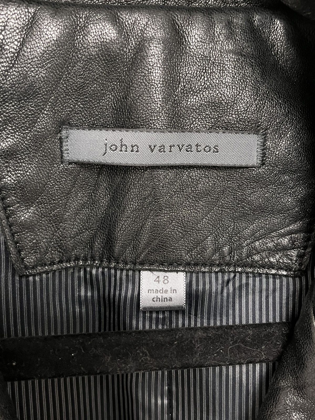 John Varvatos Biker Jacket With Zip Patch Pocket. EU 48 Size US M / EU 48-50 / 2 - 11 Thumbnail
