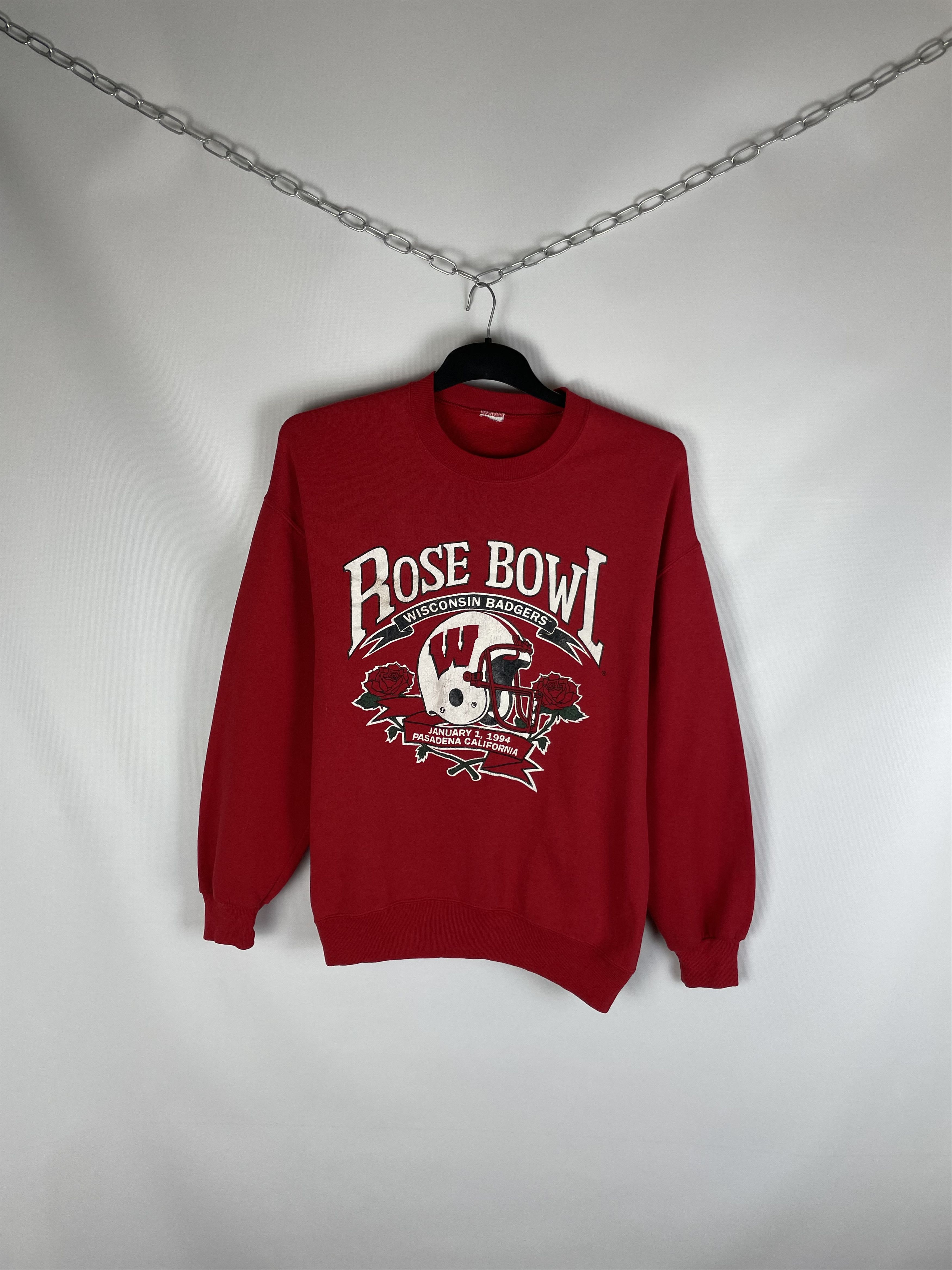 Vintage Rare Vintage 1994 Wisconsin Rose Bowl Sweatshirt Size US XL / EU 56 / 4 - 1 Thumbnail