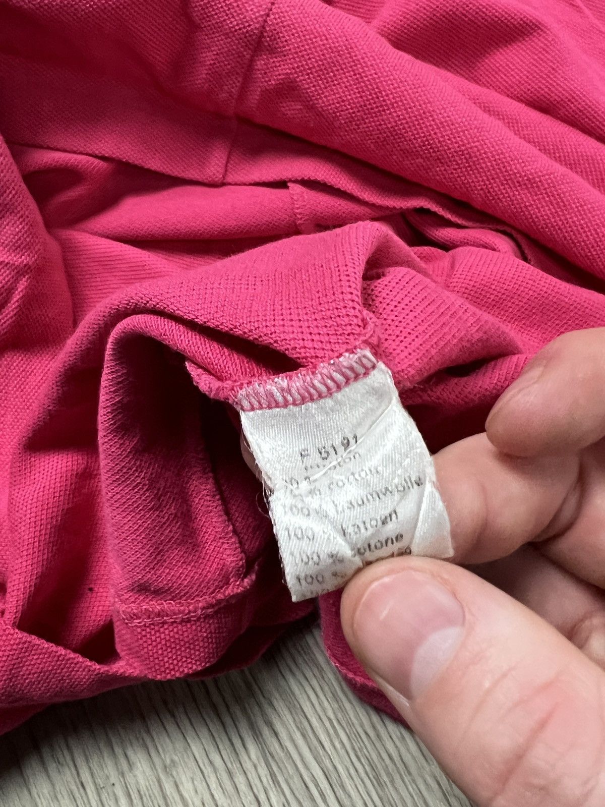 Lacoste Vintage Lacoste men’s long sleeve polo shirt pink size 4 M Size US M / EU 48-50 / 2 - 5 Thumbnail