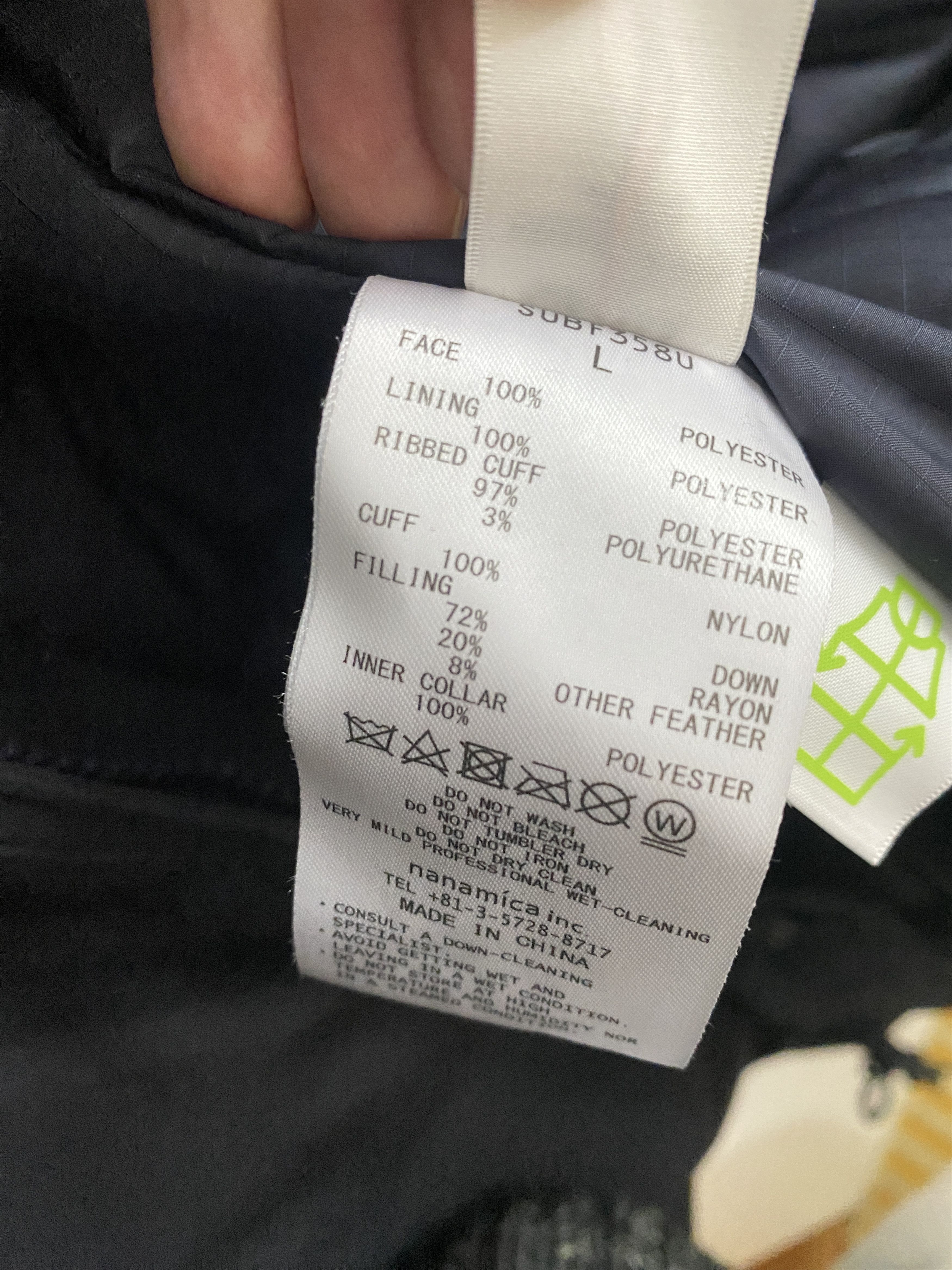 Nanamica Gore-tex long down coat Size US L / EU 52-54 / 3 - 6 Thumbnail