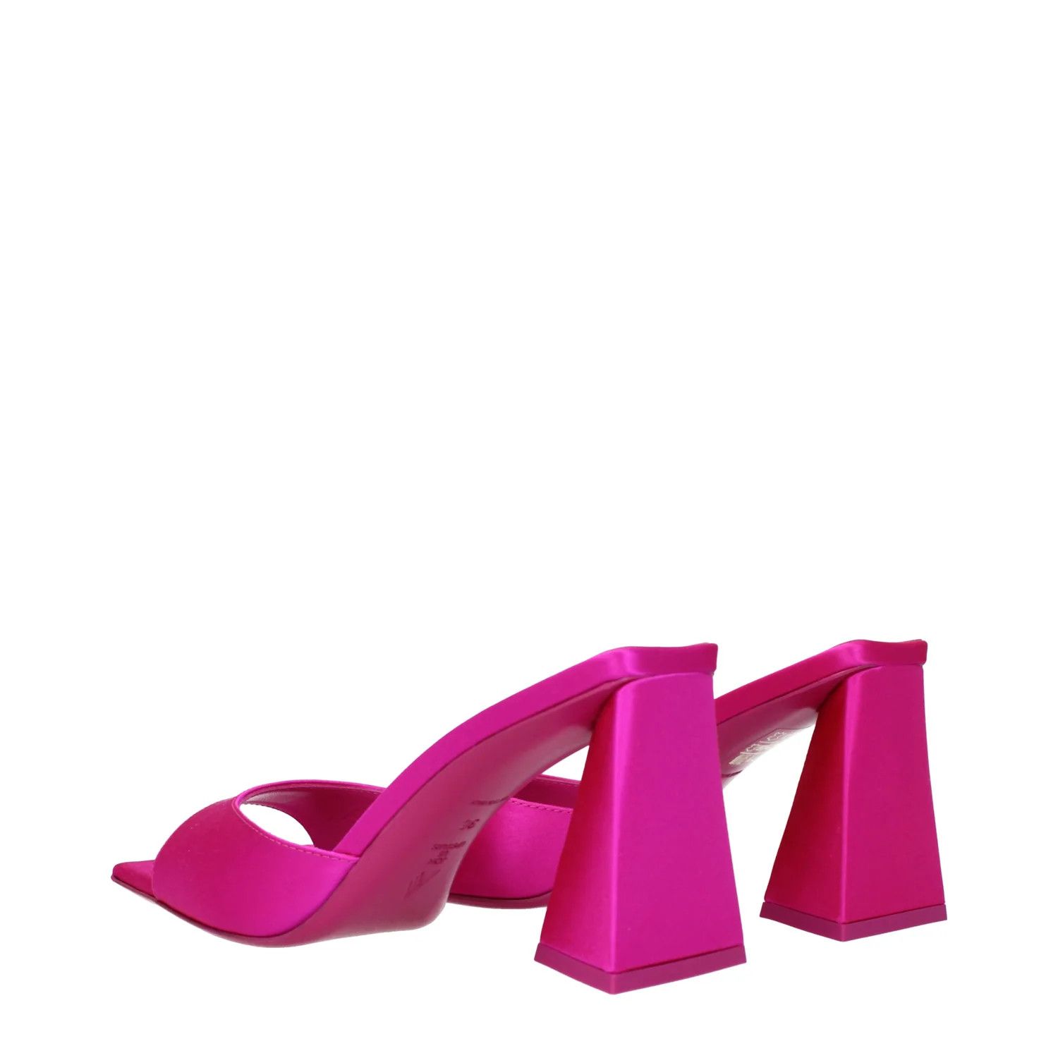 ob1o1e1224 Satin Sandals in Fuchsia