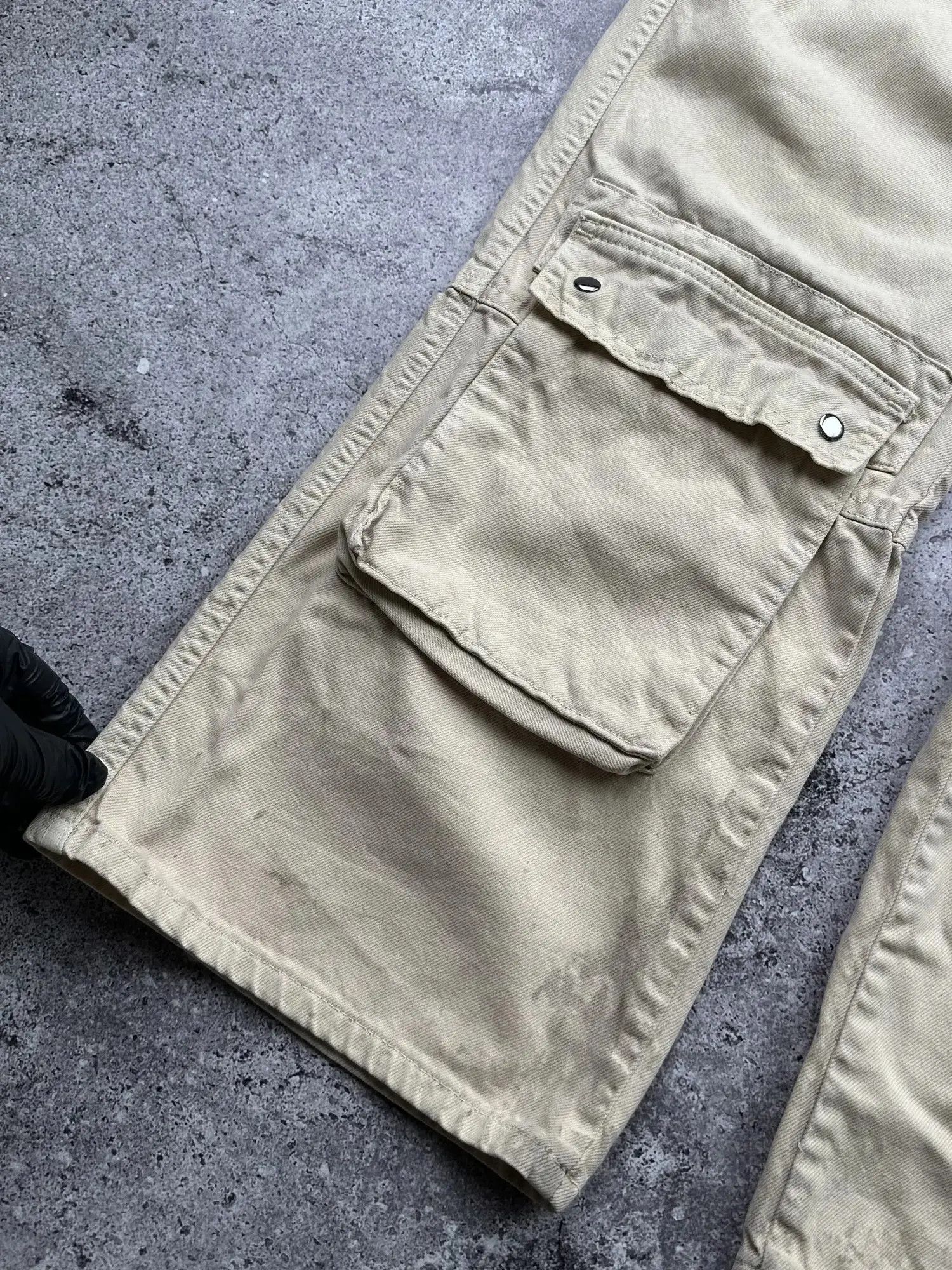 Japanese Brand Vintage Wide Cargo Pants C525(V531) Size US 32 / EU 48 - 5 Thumbnail