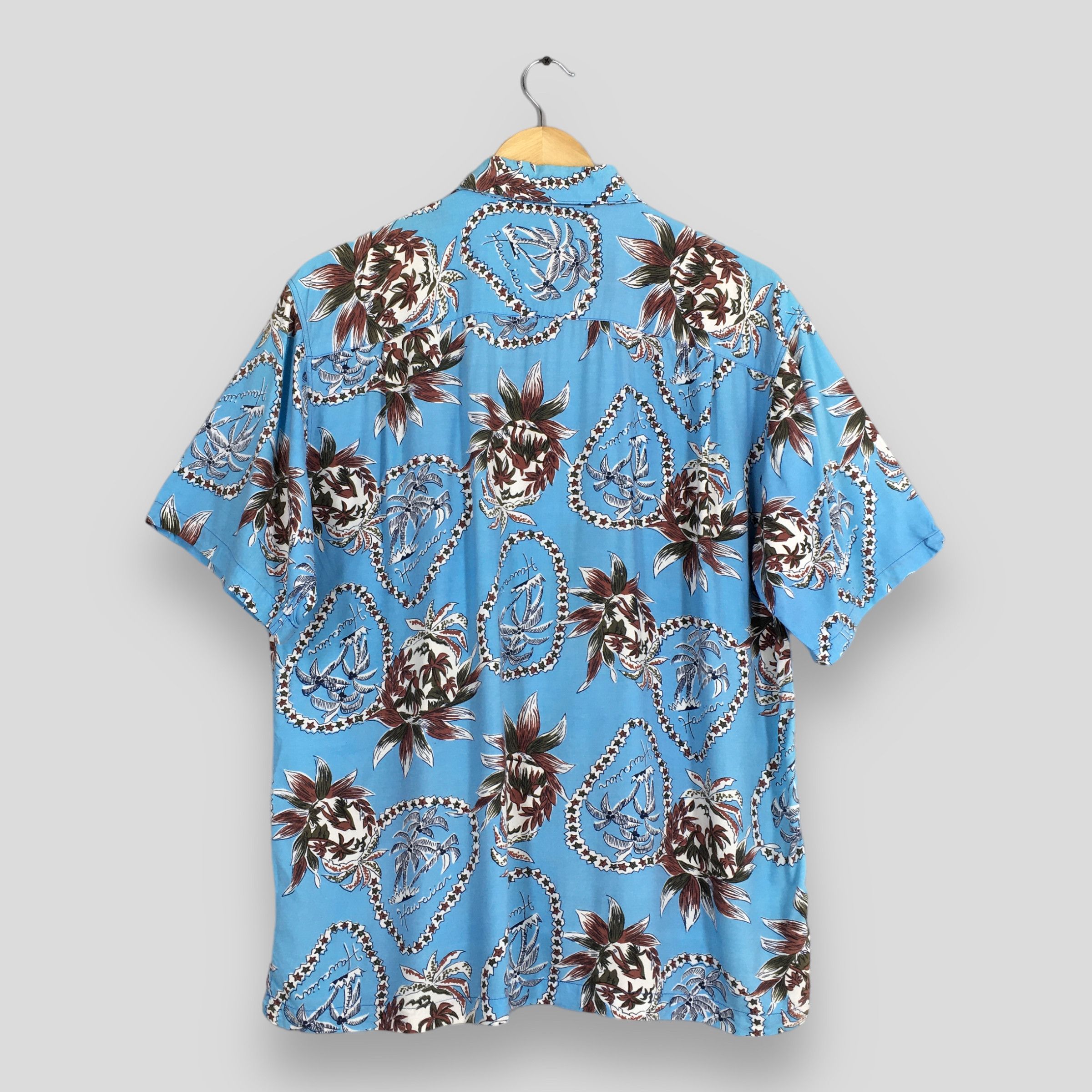 Life's a Beach Vintage Hawaiian Aloha Coconut Tree Rayon Shirt Medium Size US M / EU 48-50 / 2 - 7 Thumbnail