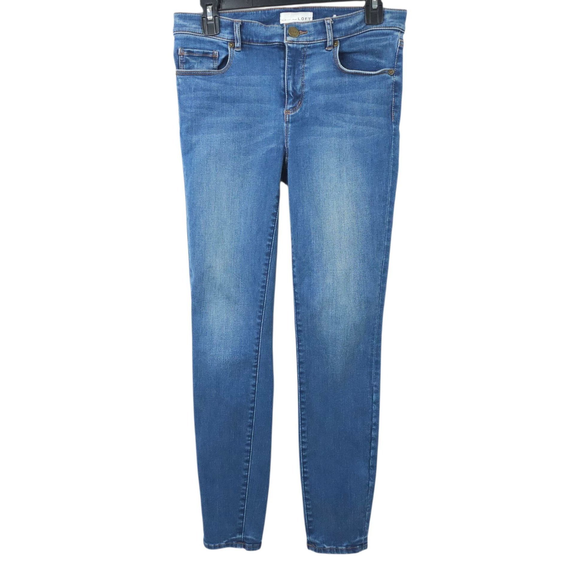 Loft Loft Legging Jean Mid Rise Womens Size 28/6 Stretch Medium W Size 28" / US 6 / IT 42 - 1 Thumbnail