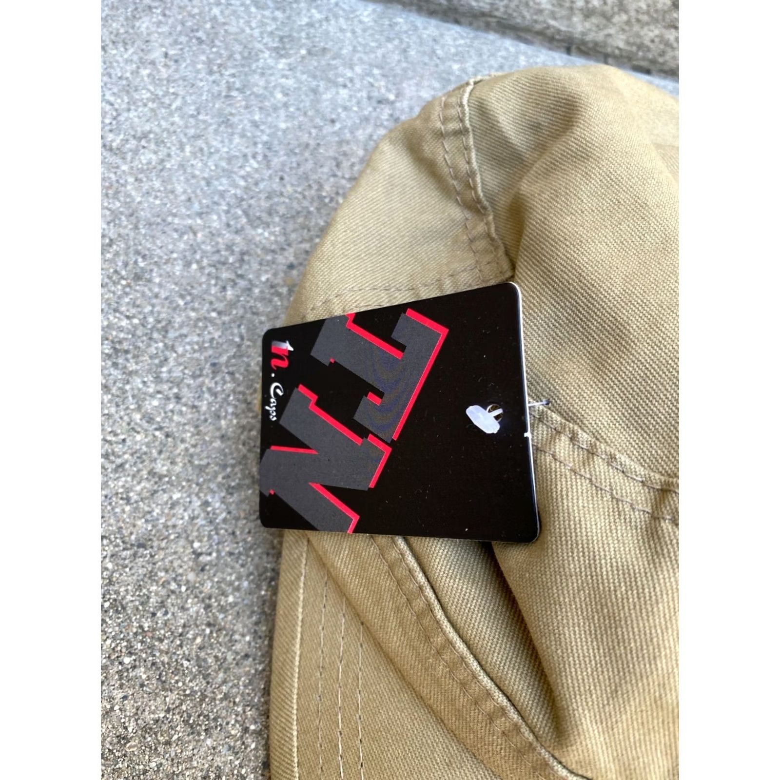 J Brand TN Caps UPRAN STREET Men's Military Khaki Cap Hat One Size Beige OS Brand New Mens Hat Size ONE SIZE - 3 Thumbnail