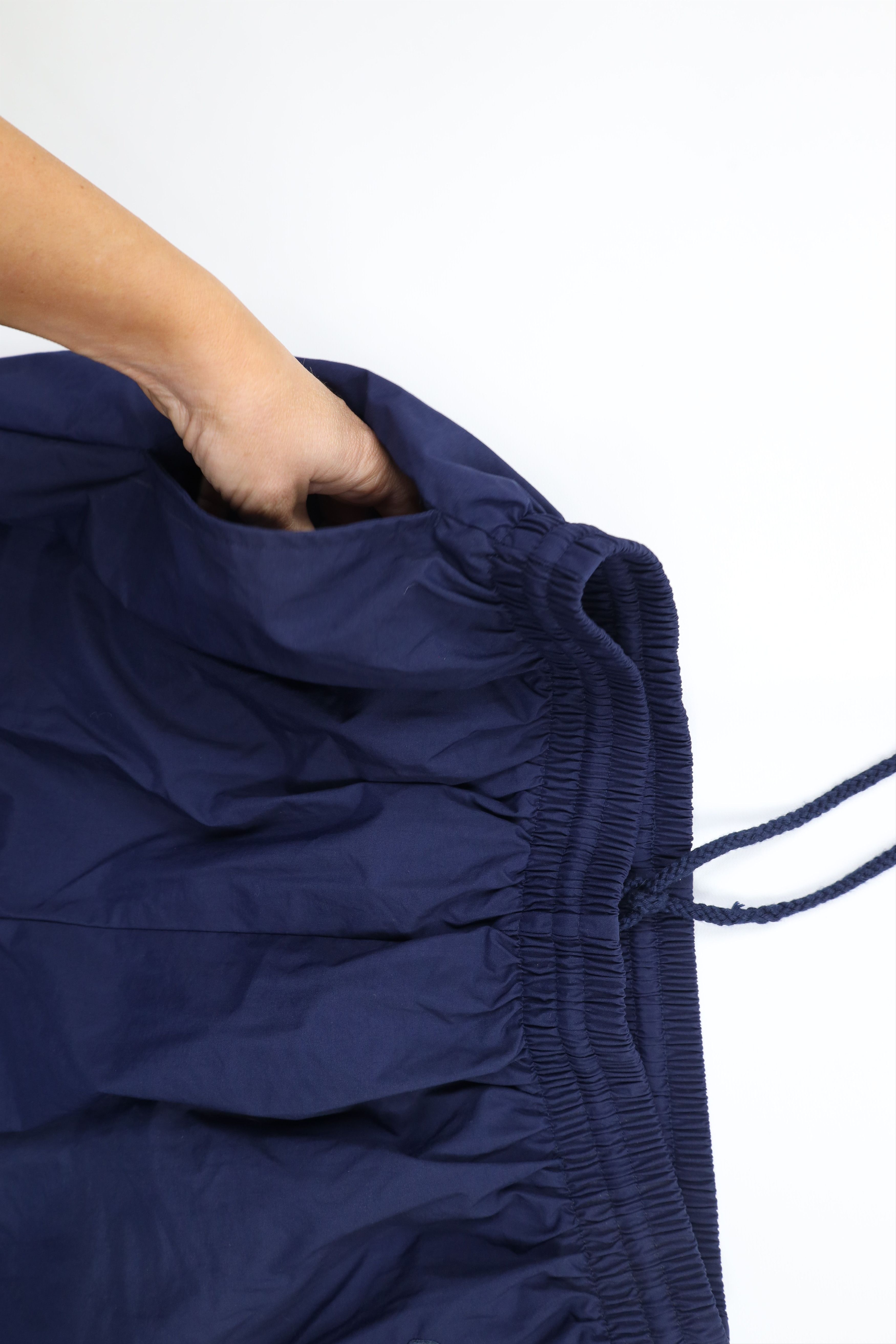 Champion × Vintage Vintage 90s Champion Lined Cuffed Nylon Joggers Pants Blue Size US 36 / EU 52 - 7 Thumbnail