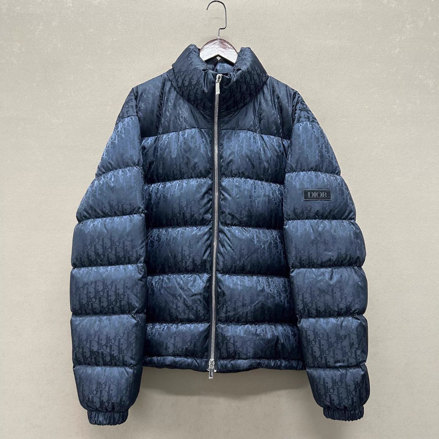 Dior Blue Quilted Puffer Jacket Size US XXL / EU 58 / 5 - 1 Thumbnail