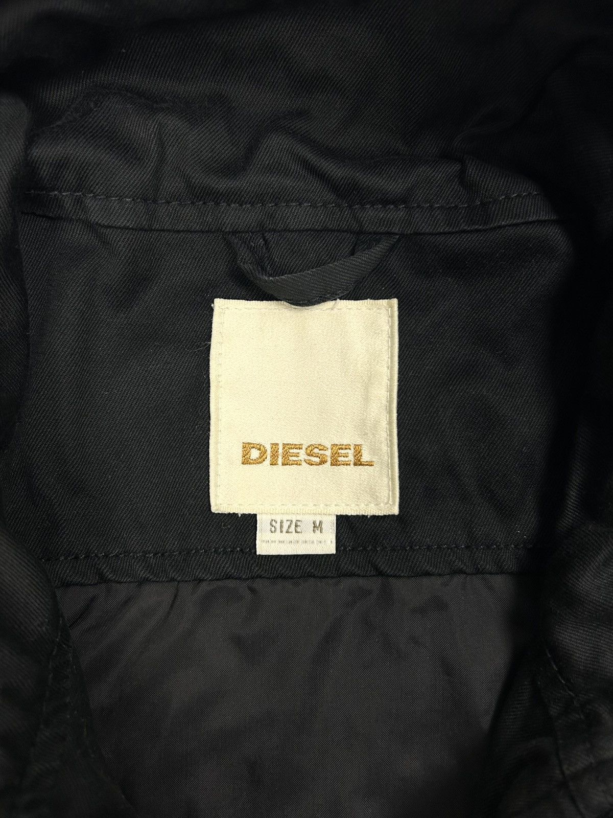 Diesel Rare Diesel Japanese Vintage Moto Jacket Men’s M Black Y2K Size US M / EU 48-50 / 2 - 18 Thumbnail