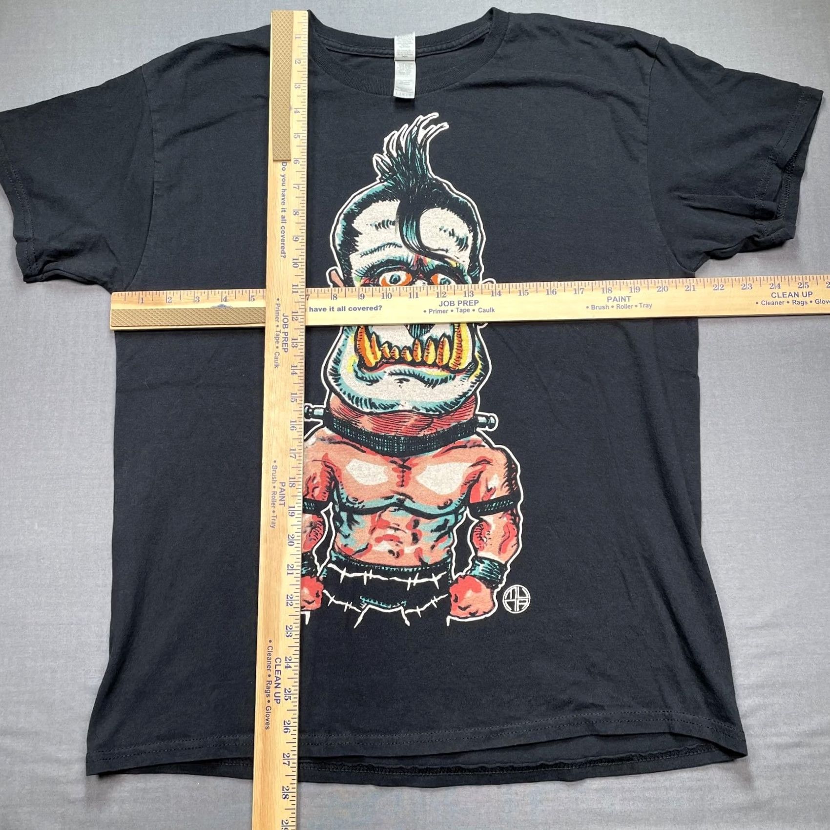 Vintage Doyle Wolfgang Von Frankenstein Shirt Mens Large Black Monster Graphic Misfits Horror Music Size US L / EU 52-54 / 3 - 4 Thumbnail