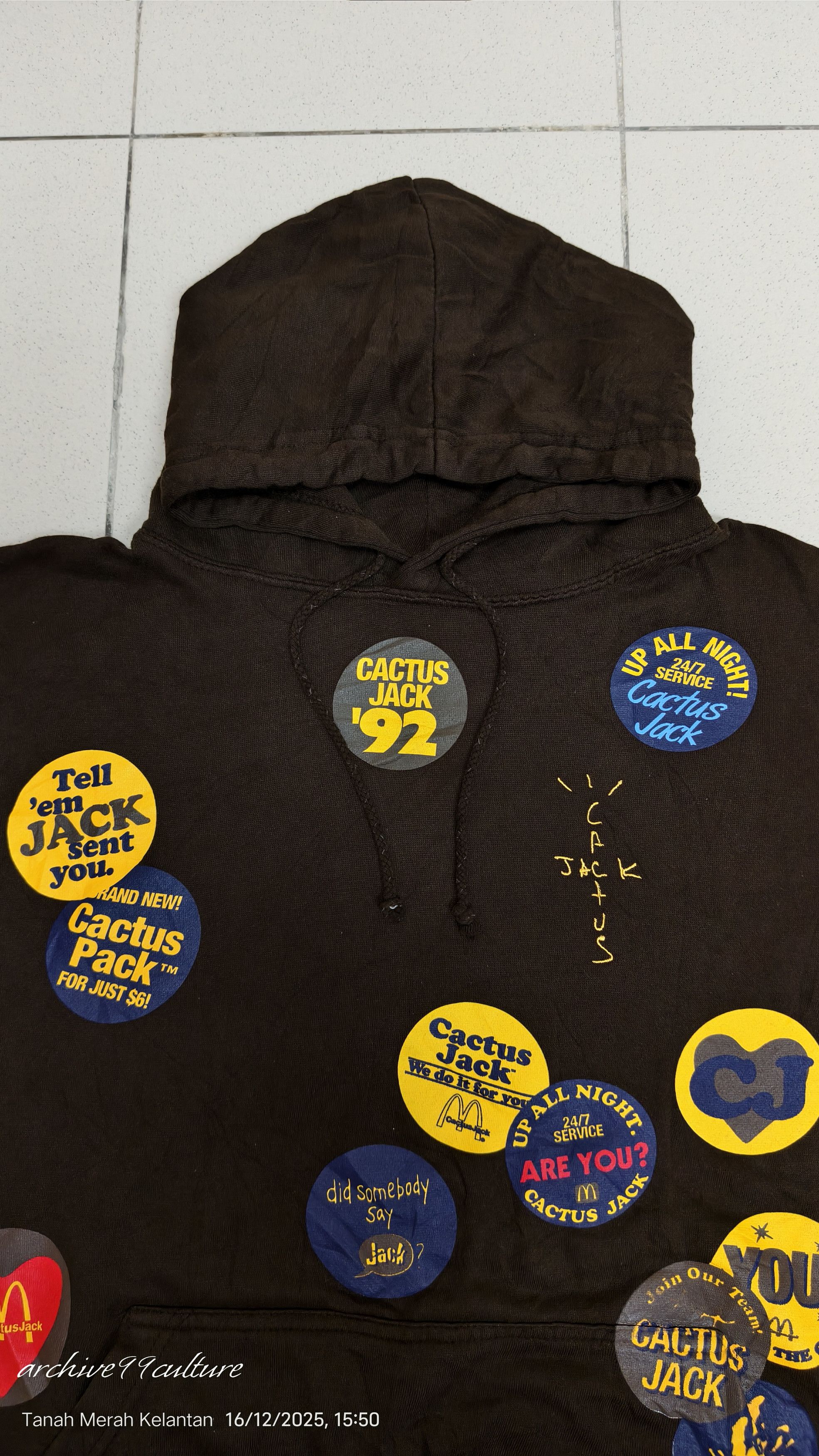 Travis Scott Travis Scott X McDonald’s Cactus Jack Sticker Bomb Hoodie Size US M / EU 48-50 / 2 - 9 Thumbnail