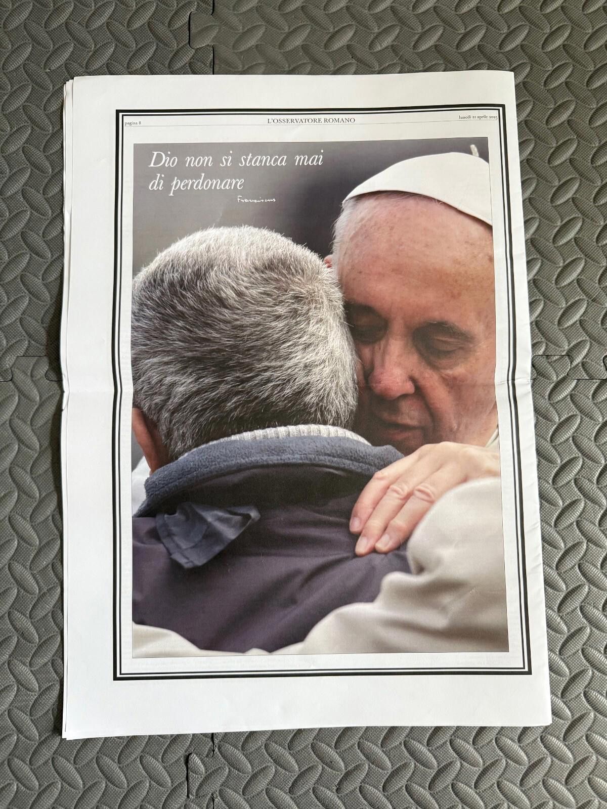 Other L'OSSERVATORE ROMA Pope Francis Death Official Copy! Size ONE SIZE - 5 Thumbnail
