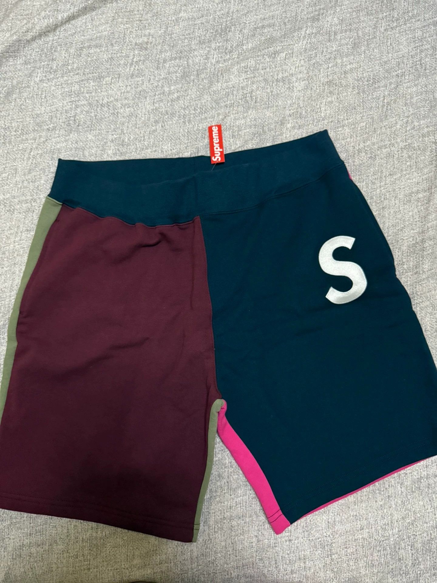 Supreme Supreme S Logo Embroidered Track Shorts XL New With Tags Size US 36 / EU 52 - 1 Thumbnail