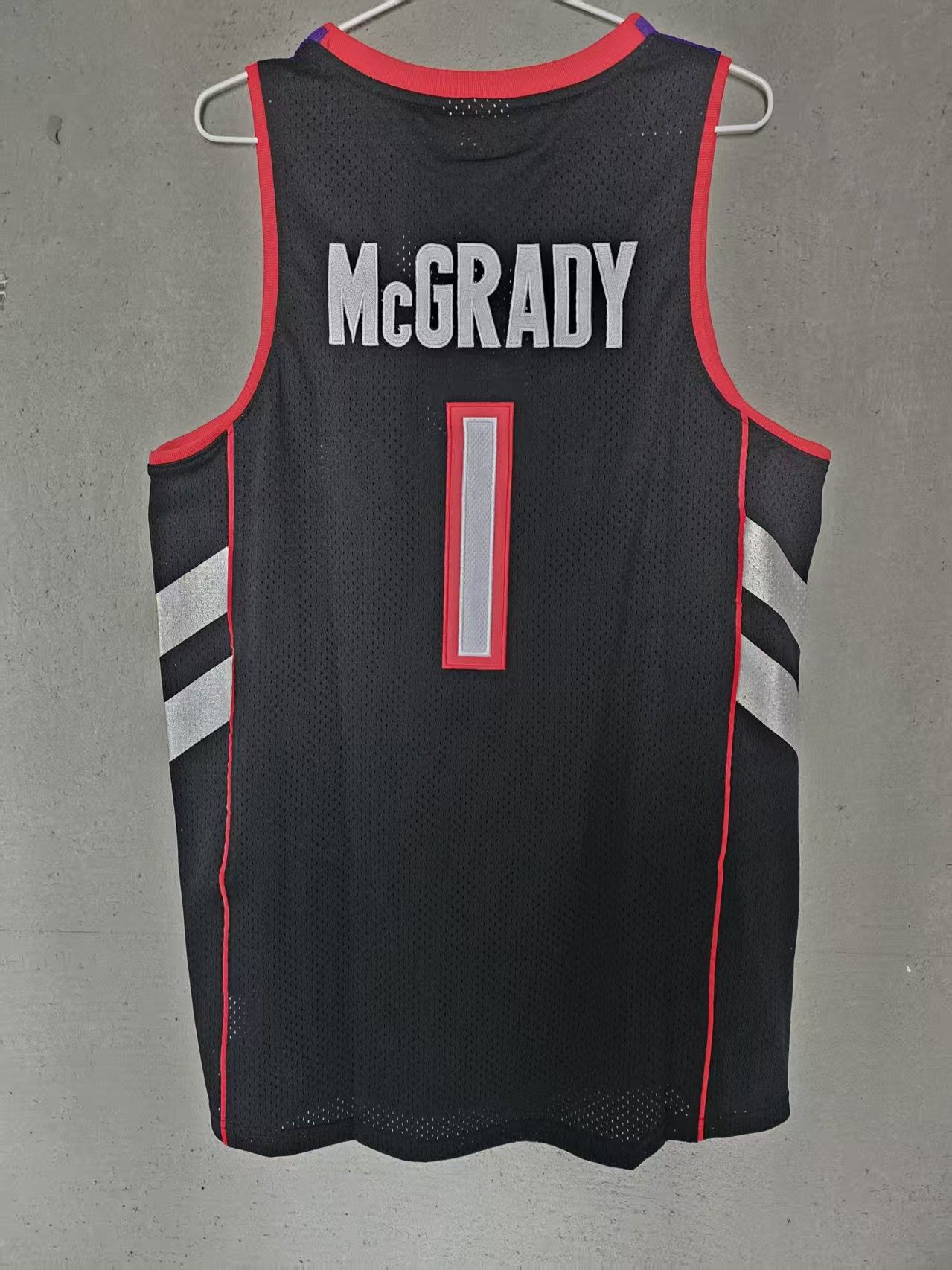 NBA Toronto Raptors #1 Tracy McGrady Jersey Double Stitched Size US M / EU 48-50 / 2 - 2 Thumbnail