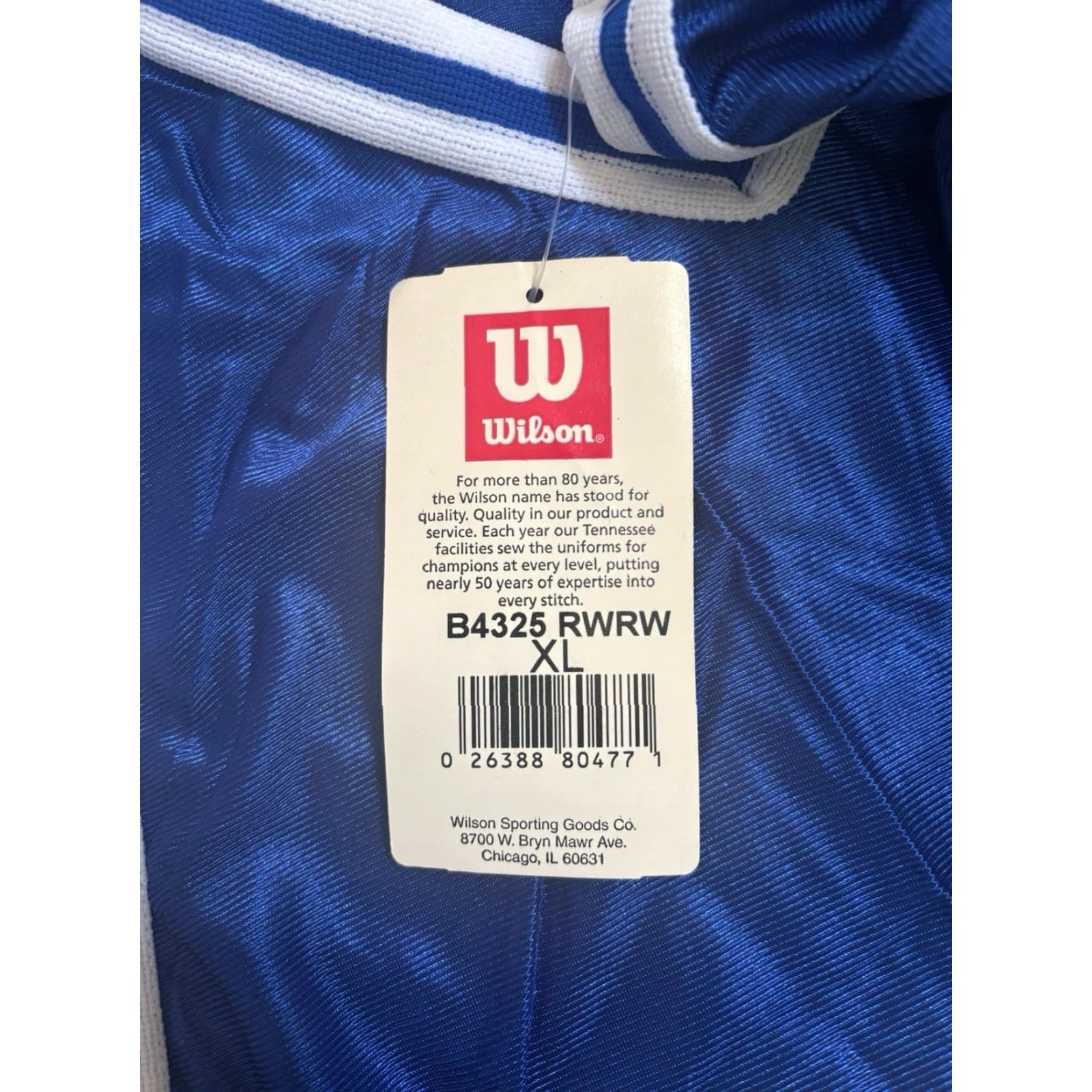 Wilson VINTAGE Wilson basketball jersey Tank Mens XL Deadstock NWT 90s USA Royal blue white Jersey 90s Tank Men's XL Basketball Size US XL / EU 56 / 4 - 3 Thumbnail