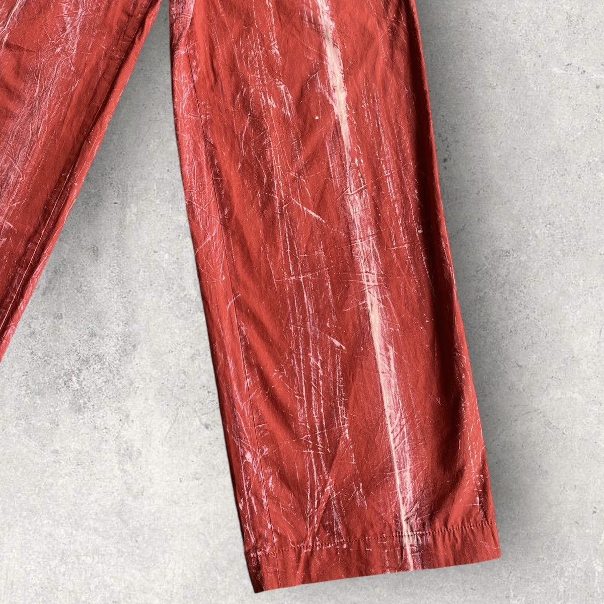 Dries Van Noten Dries Van Noten Red Degraded Pants Size US 30 / EU 46 - 7 Thumbnail