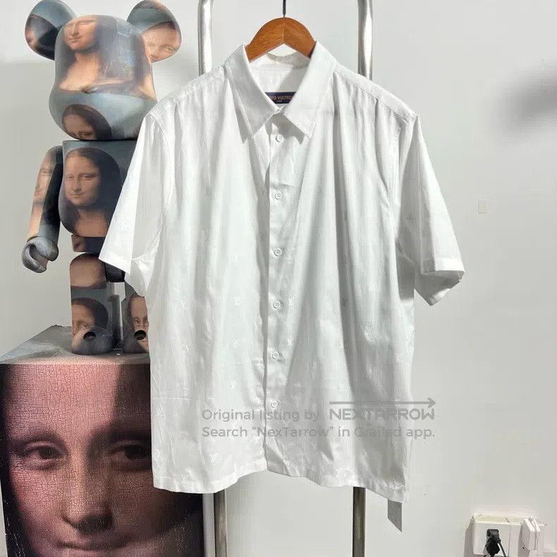 Louis Vuitton Louis Vuitton New full print short sleeve shirt Size US XL / EU 56 / 4 - 1 Thumbnail