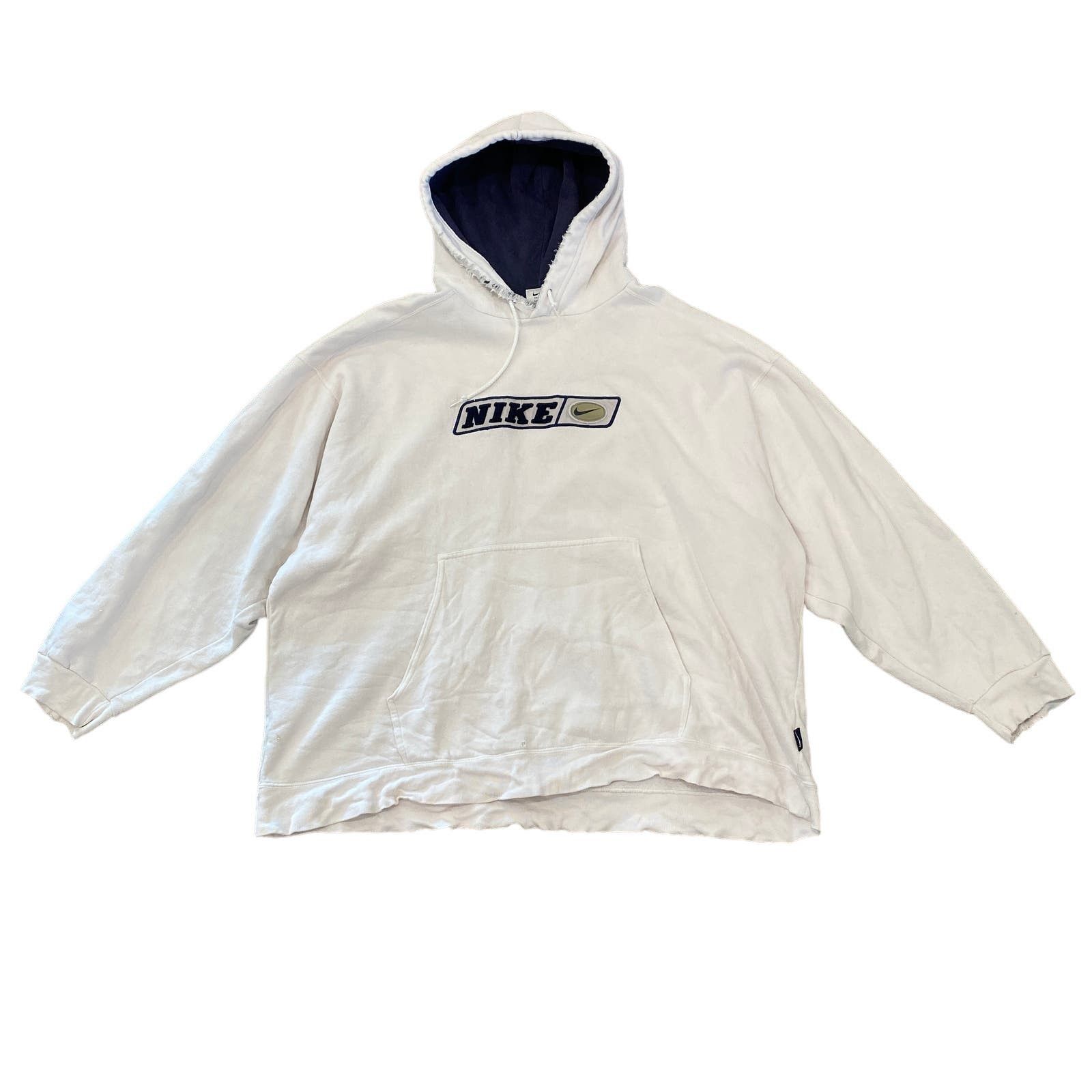 Vintage Nike 90s White Tag USA Hoodie Men's 2XL Spellout