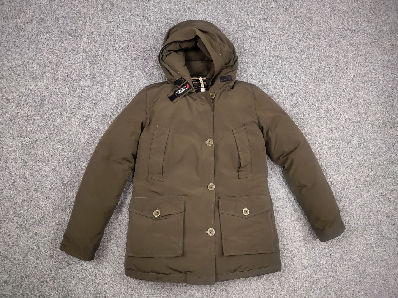 Woolrich Woolen Mills Woolrich Arctic Airforce 4 Pocket Parka Down Hooded Jacket Size M / US 6-8 / IT 42-44 - 9 Thumbnail