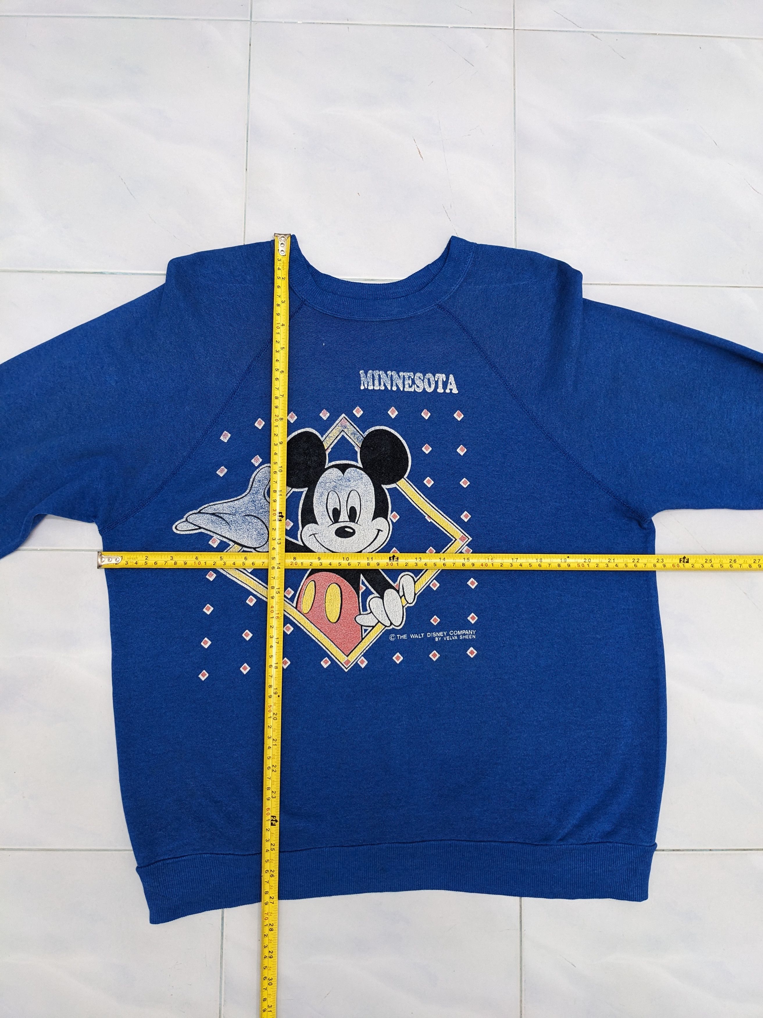 Mickey Mouse Vintage Disney Mickey Mouse MINNESOTA Raglan by Velva Sheen Size US L / EU 52-54 / 3 - 8 Thumbnail