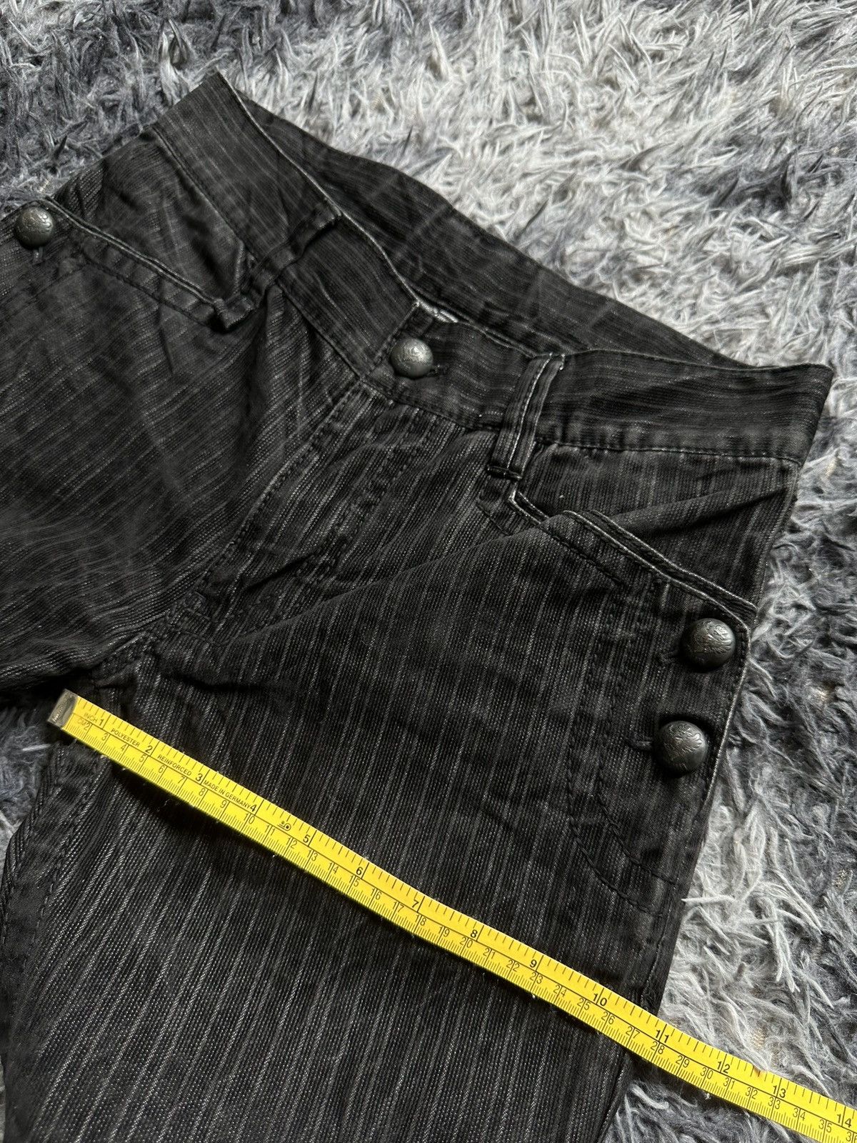 JUN MEN 2010's JUNMEN Japan velour denim gothic jeans Size US 32 / EU 48 - 17 Thumbnail