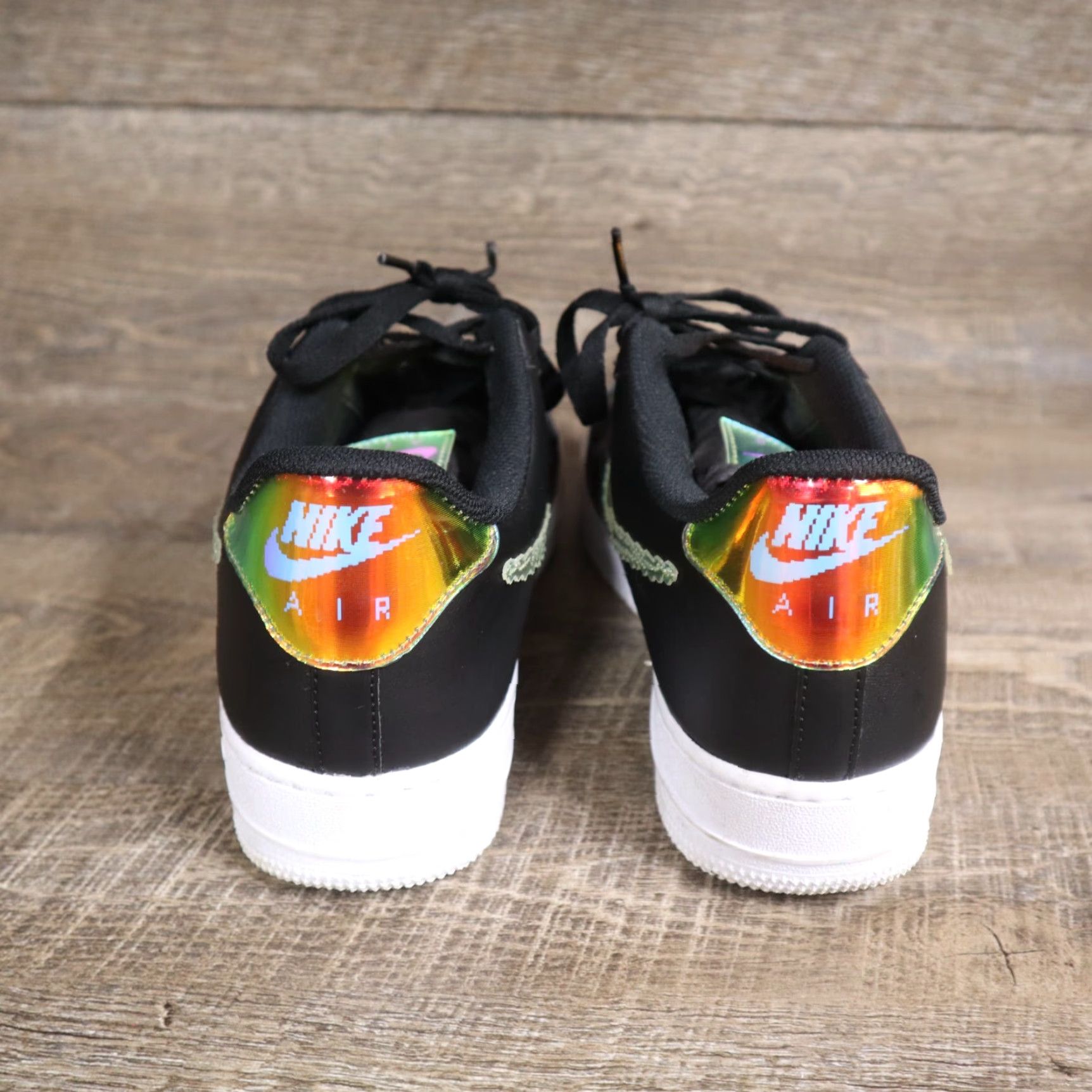 Nike Nike Air Force 1 ’07 Low Black Iridescent Pixel CV1699-002 Men’s Size 10.5 Shoes Size US 11 / EU 44 - 4 Thumbnail