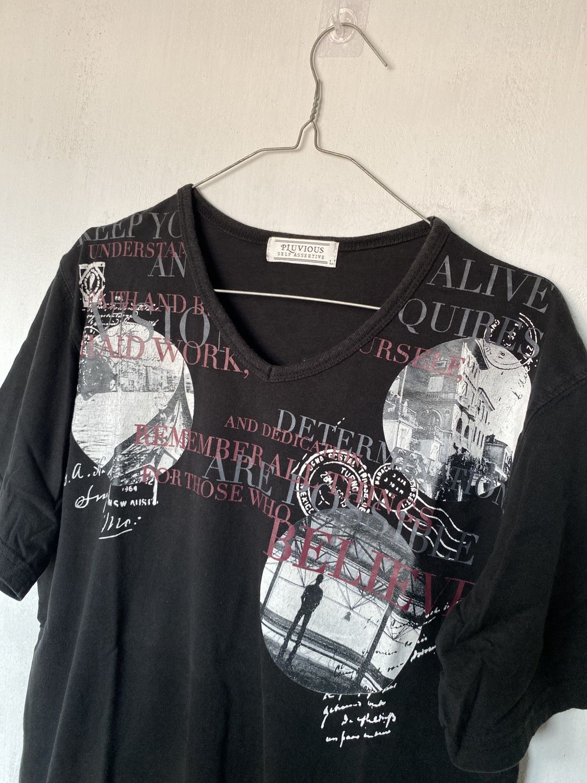 Beauty Beast × If Six Was Nine × Japanese Brand Pluvious Poem Punk Tshirt Size US M / EU 48-50 / 2 - 2 Thumbnail