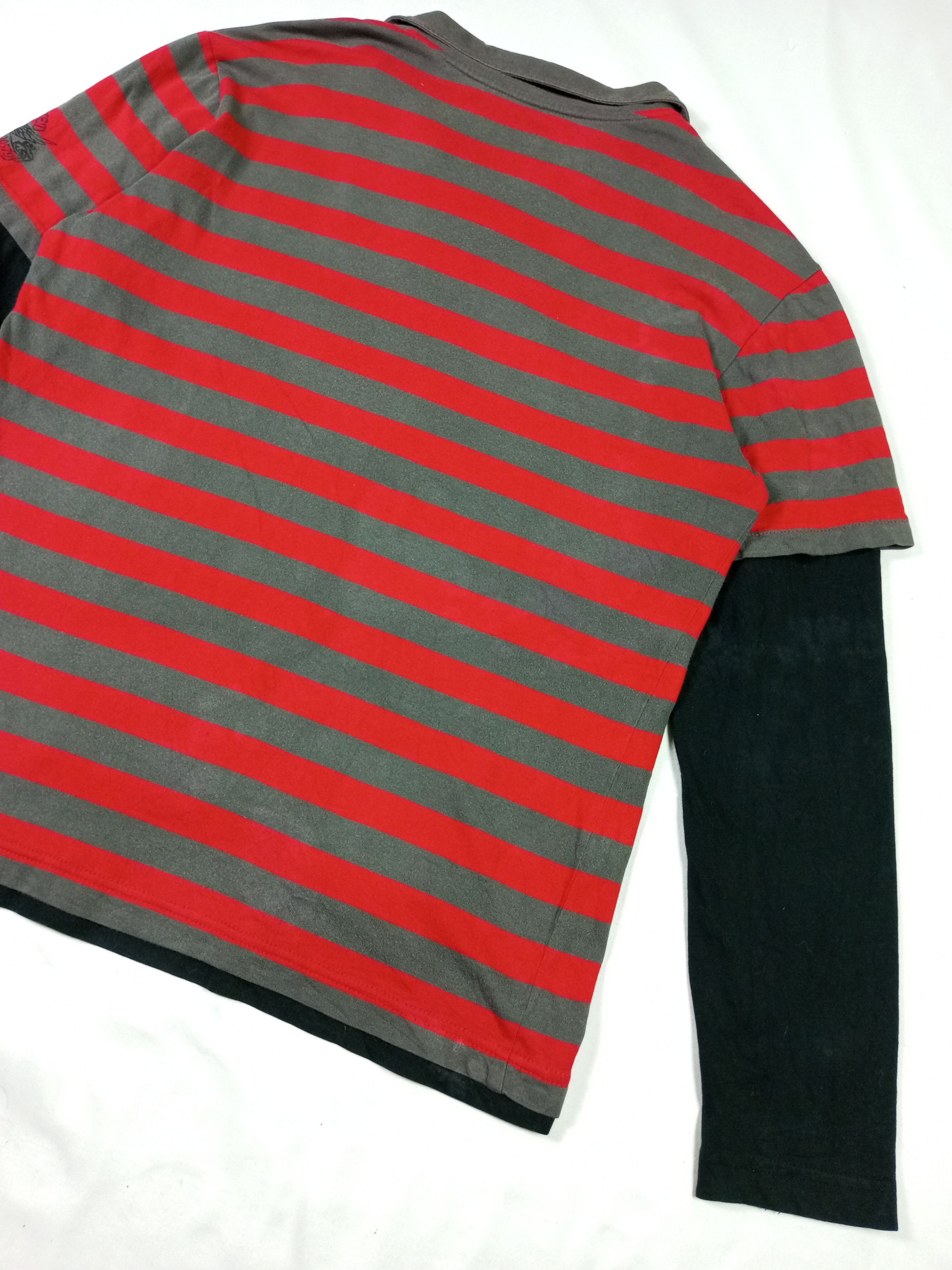 Japanese Brand Japanese Double Layers Poem Long Sleeve Punk Grunge Style Size US M / EU 48-50 / 2 - 11 Thumbnail