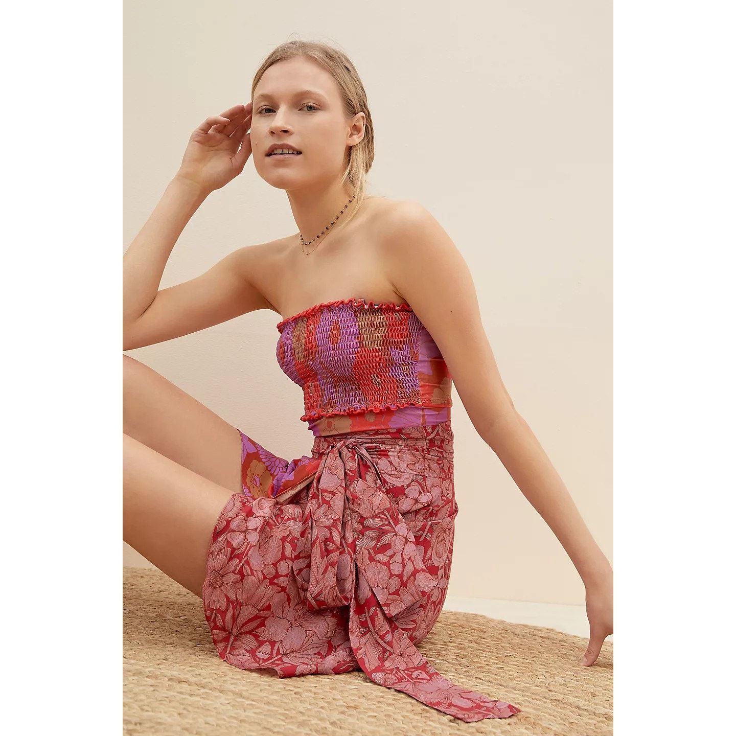 Anthropologie New Anthropologie Kinsale Wrap Mini Skirt by Carolina K Size 30" / US 8 / IT 44 - 4 Thumbnail