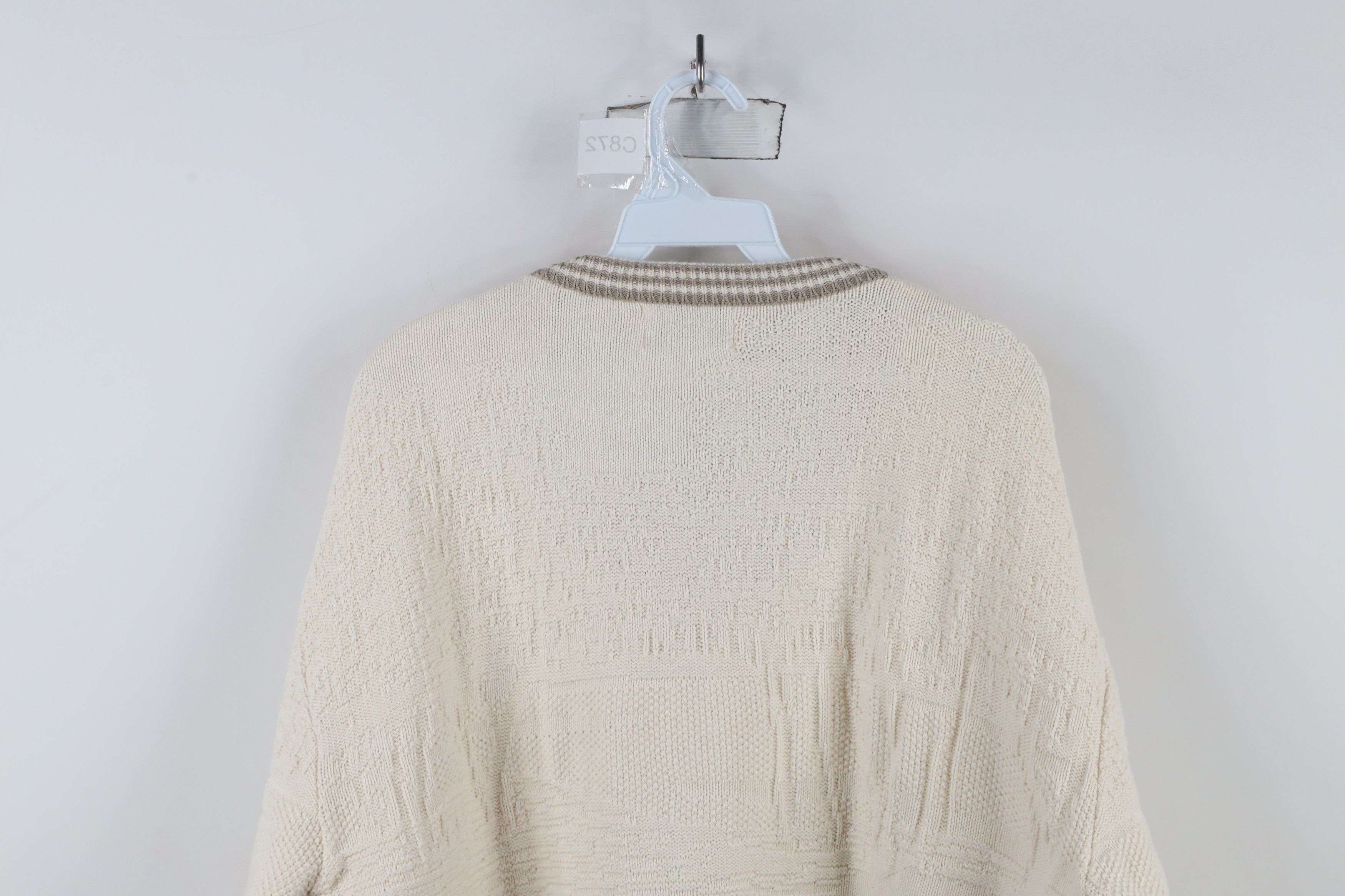 Vintage Vintage 90s Streetwear Over Print Cotton Knit Sweater USA Size US M / EU 48-50 / 2 - 9 Thumbnail