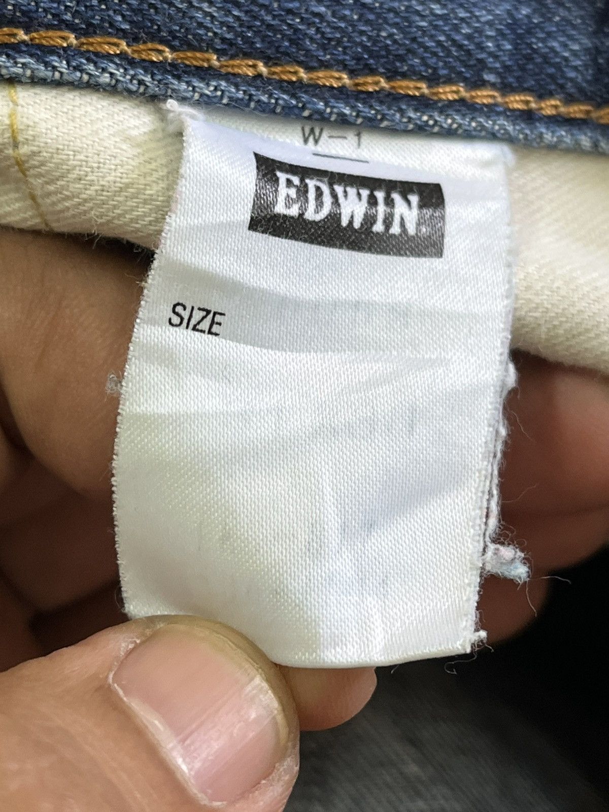 Edwin × Vintage Vintage Edwin 505xx Selvedge Distressed Denim Size US 31 - 9 Thumbnail