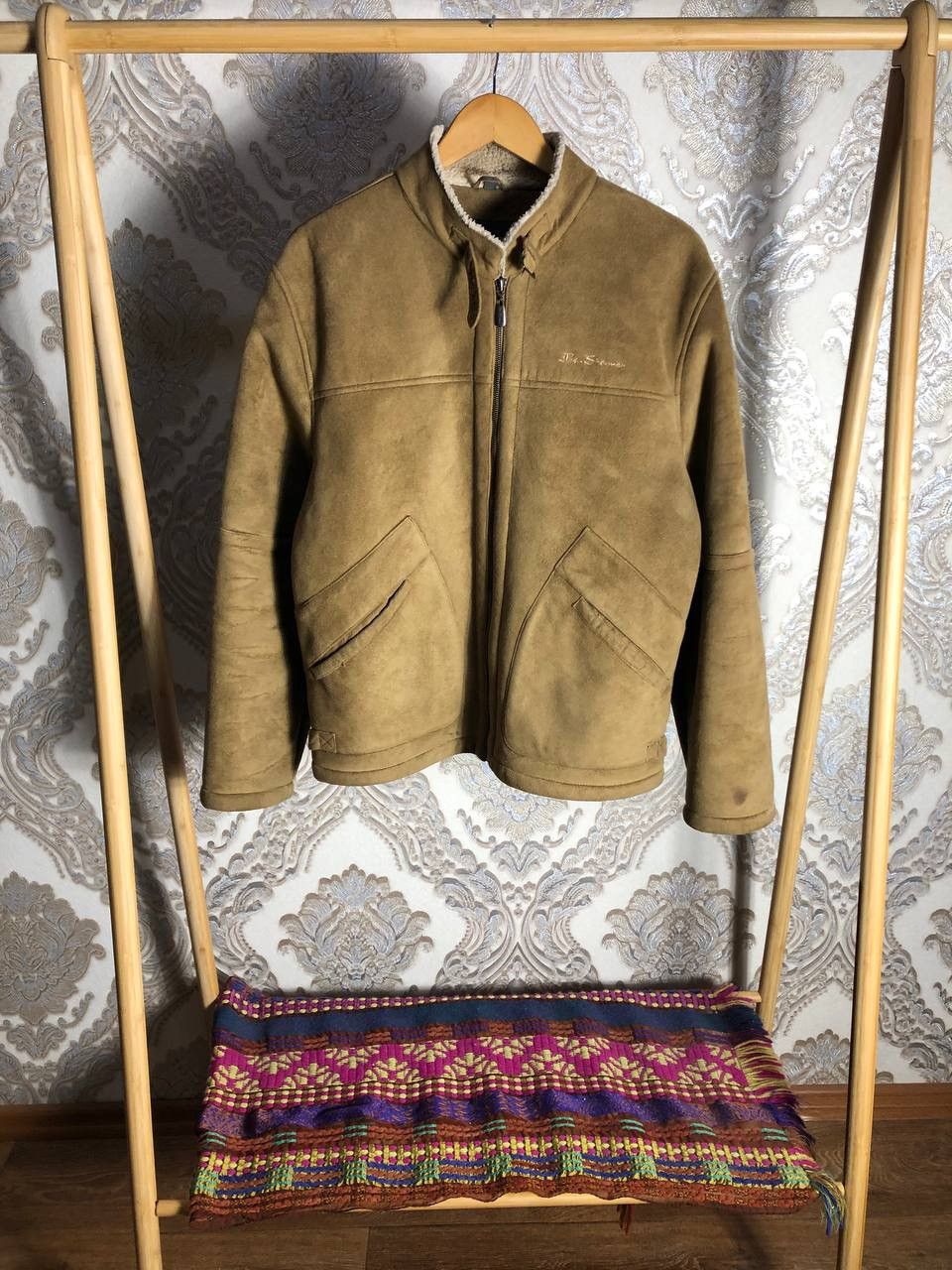 Ben Sherman VINTAGE BEN SHERMAN LEATHER JACKET DESIGNER CASUAL Y2K 90s Size US L / EU 52-54 / 3 - 1 Thumbnail