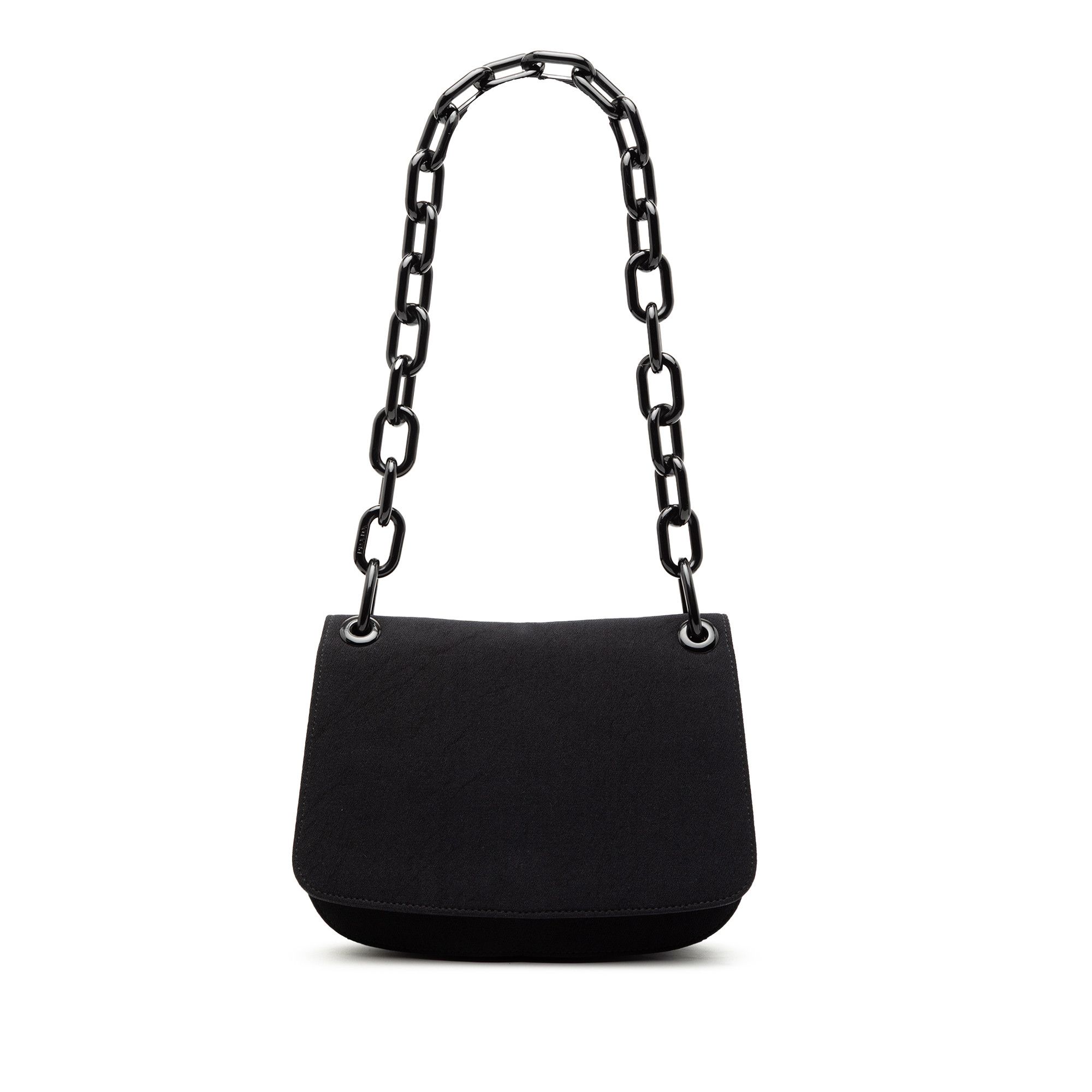 Prada Prada Canvas Lucite Chain Shoulder Bag Size ONE SIZE - 1 Thumbnail