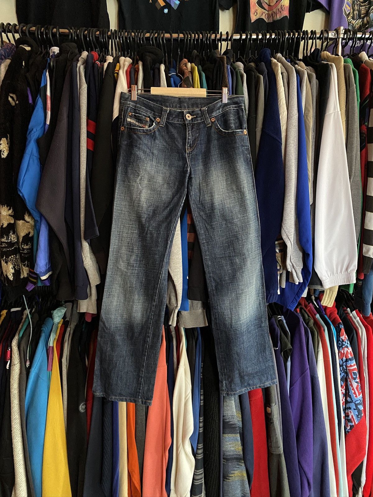 Diesel VINTAGE DIESEL DENIM JEANS Y2k Size 30" / US 8 / IT 44 - 1 Thumbnail