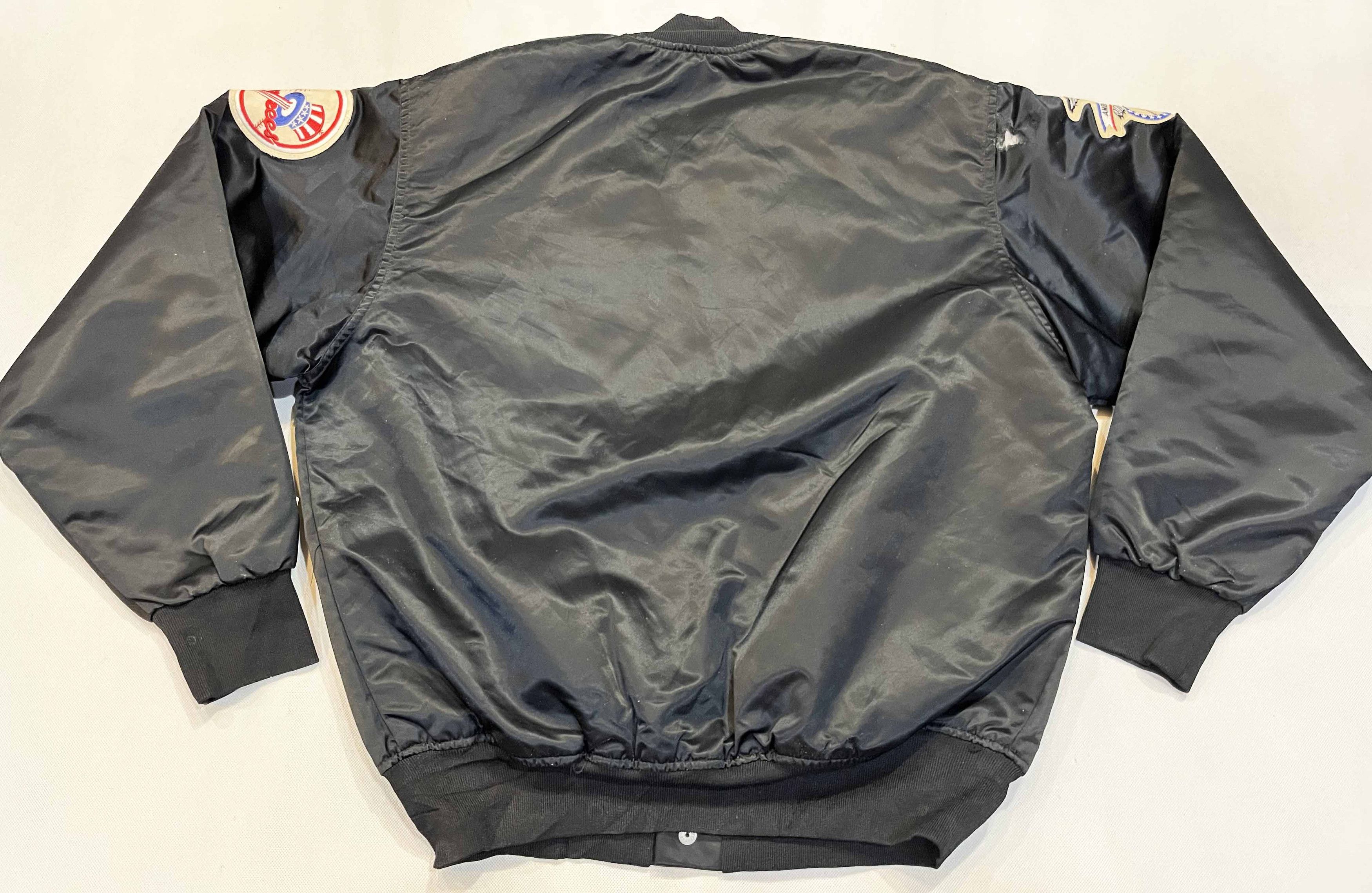 MLB × New York Yankees × Vintage Vintage Felco MLB New York Yankees Bomber Satin Jacket Size US L / EU 52-54 / 3 - 11 Thumbnail
