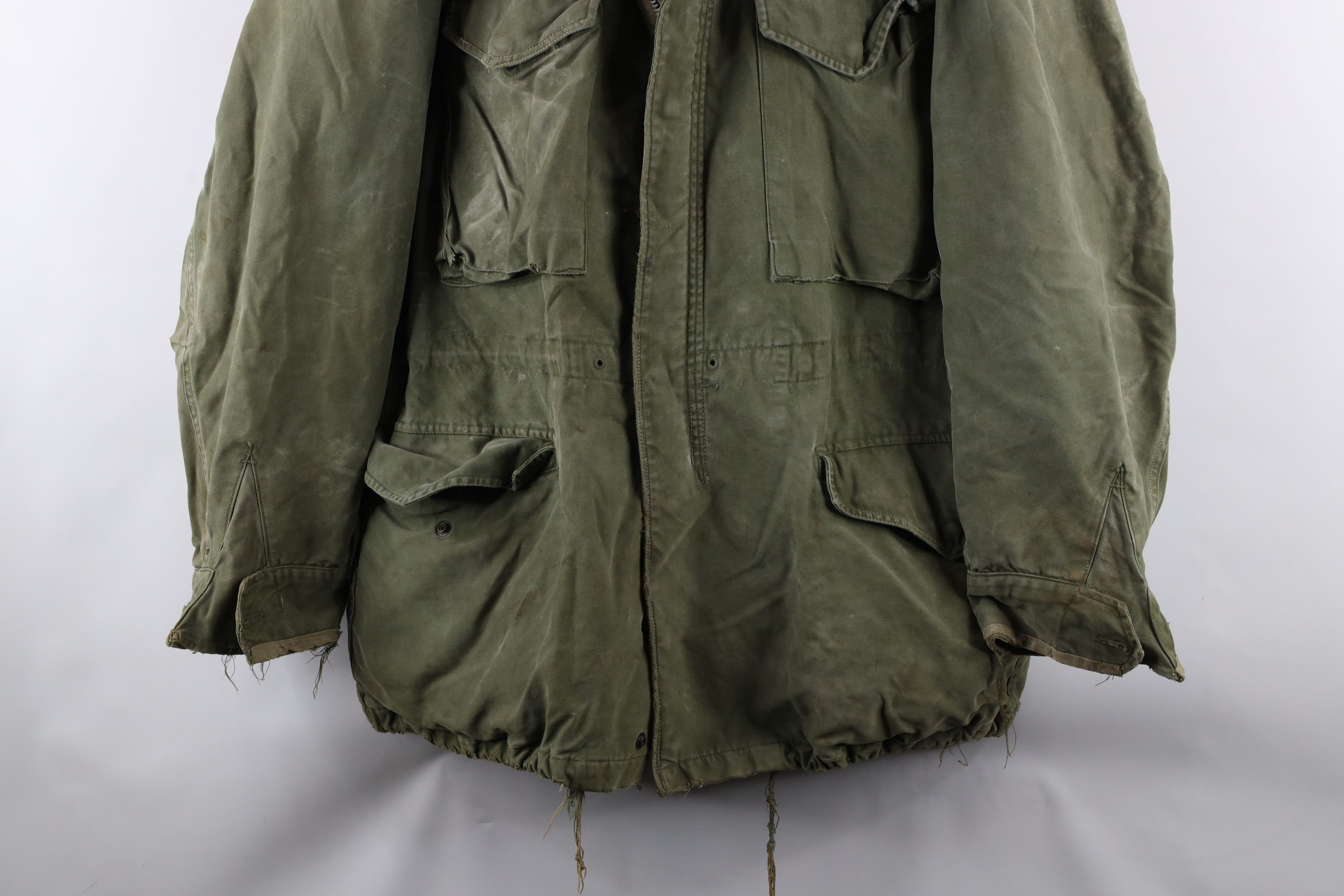 Vintage Vintage 50s Korean War M-1951 Field Shell Jacket Green USA Size US M / EU 48-50 / 2 - 3 Thumbnail