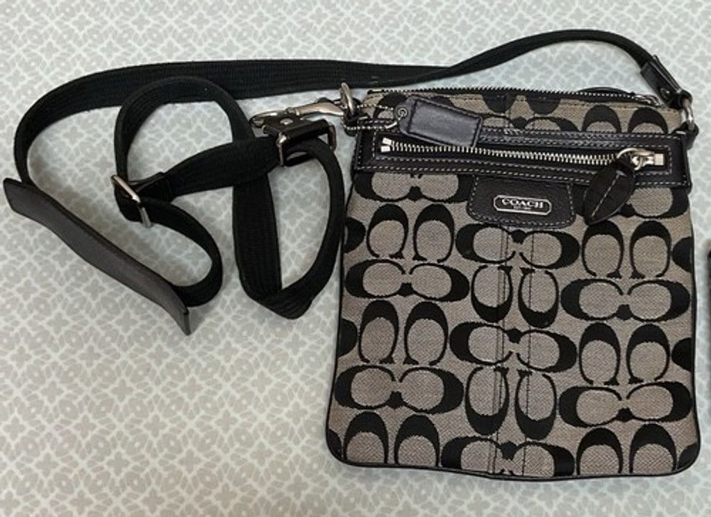 Coach Coach Cavan Signature Leather Trim Crossbody Bag 8.5" X 7" Size ONE SIZE - 10 Thumbnail