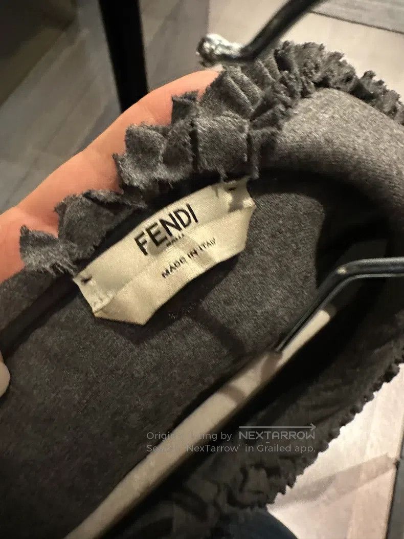 Fendi Fendi Woolen Gray Dress Size XS / US 0-2 / IT 36-38 - 4 Thumbnail