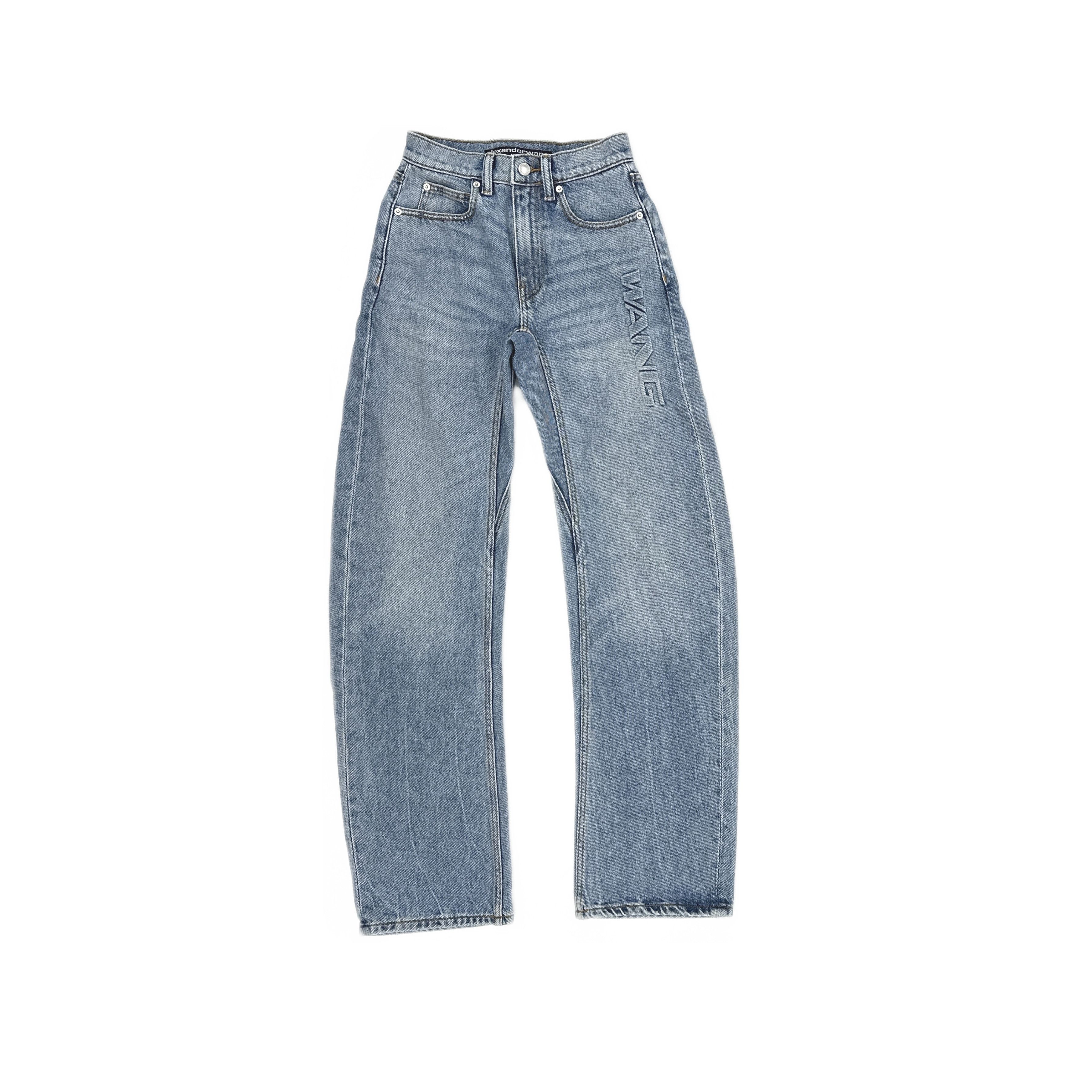 Alexander Wang Alexander Wang Logo Twisted Seam Jeans Size 23 Size 23" - 1 Thumbnail