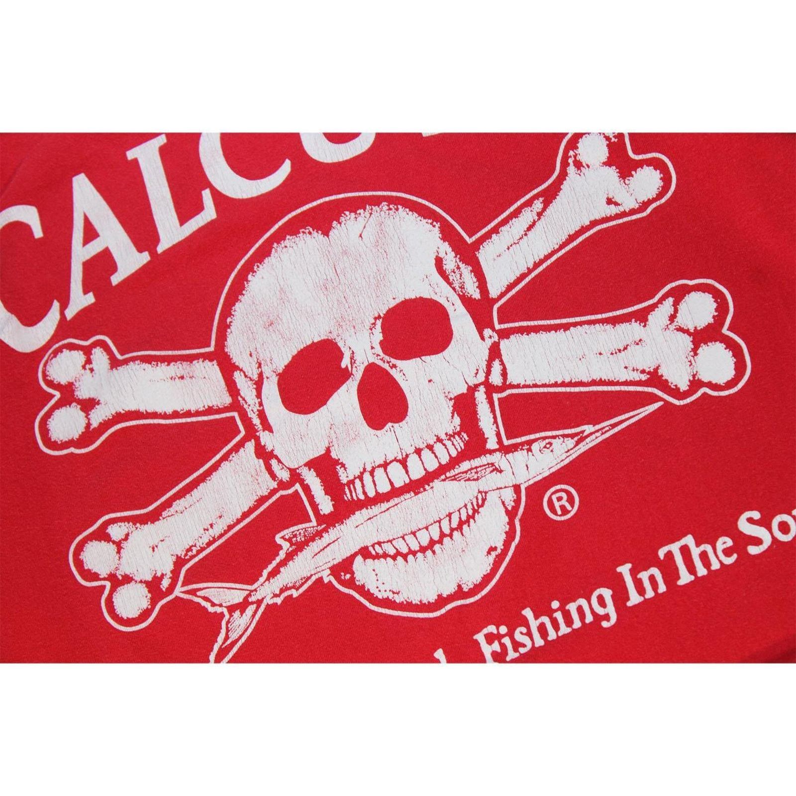 Vintage Vintage Y2k Red Calcutta Pirate Skull Graphic Tee Size S / US 4 / IT 40 - 5 Thumbnail