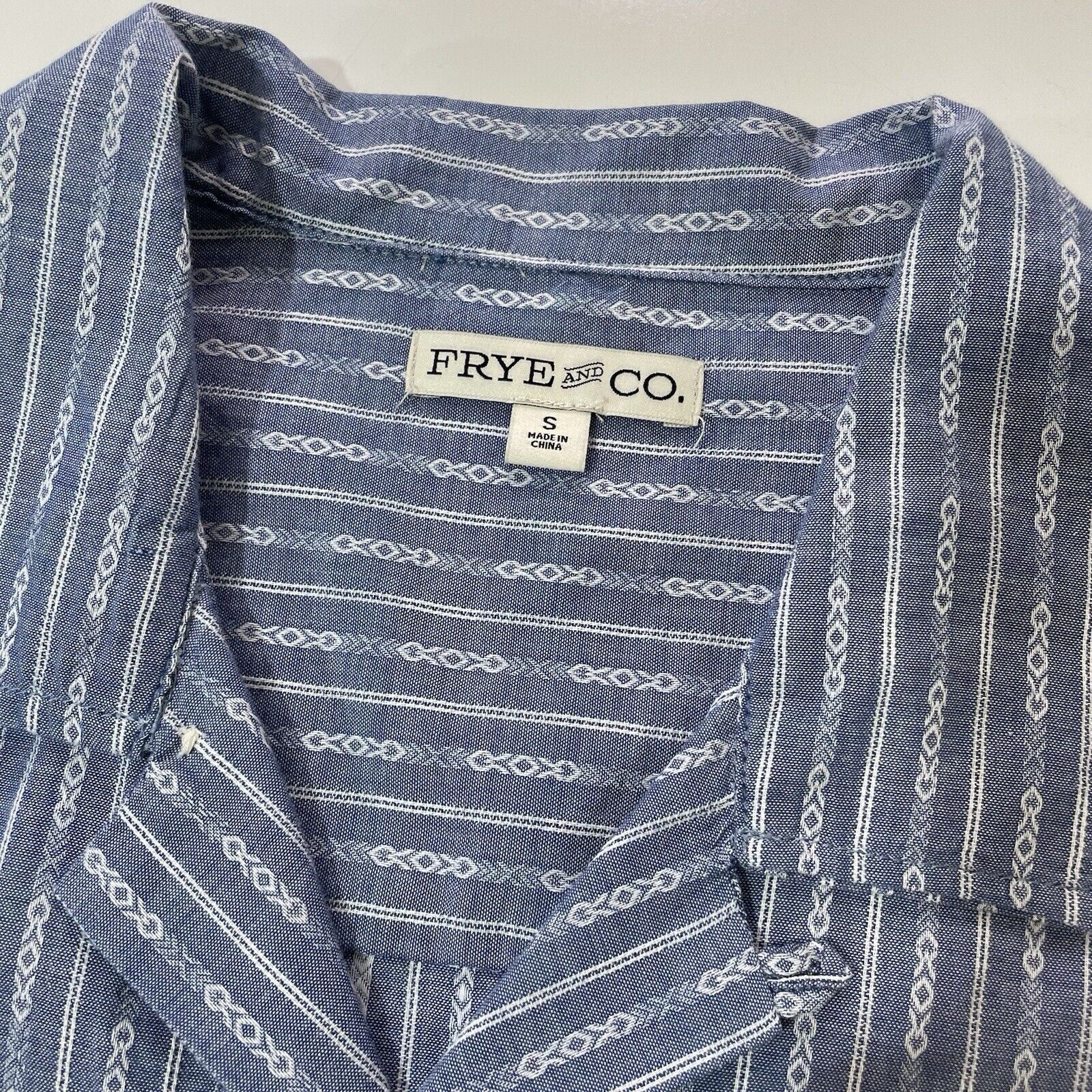 Frye Frye Men’s Western Short Sleeve Button Front Casual Shirt Size US S / EU 44-46 / 1 - 4 Thumbnail