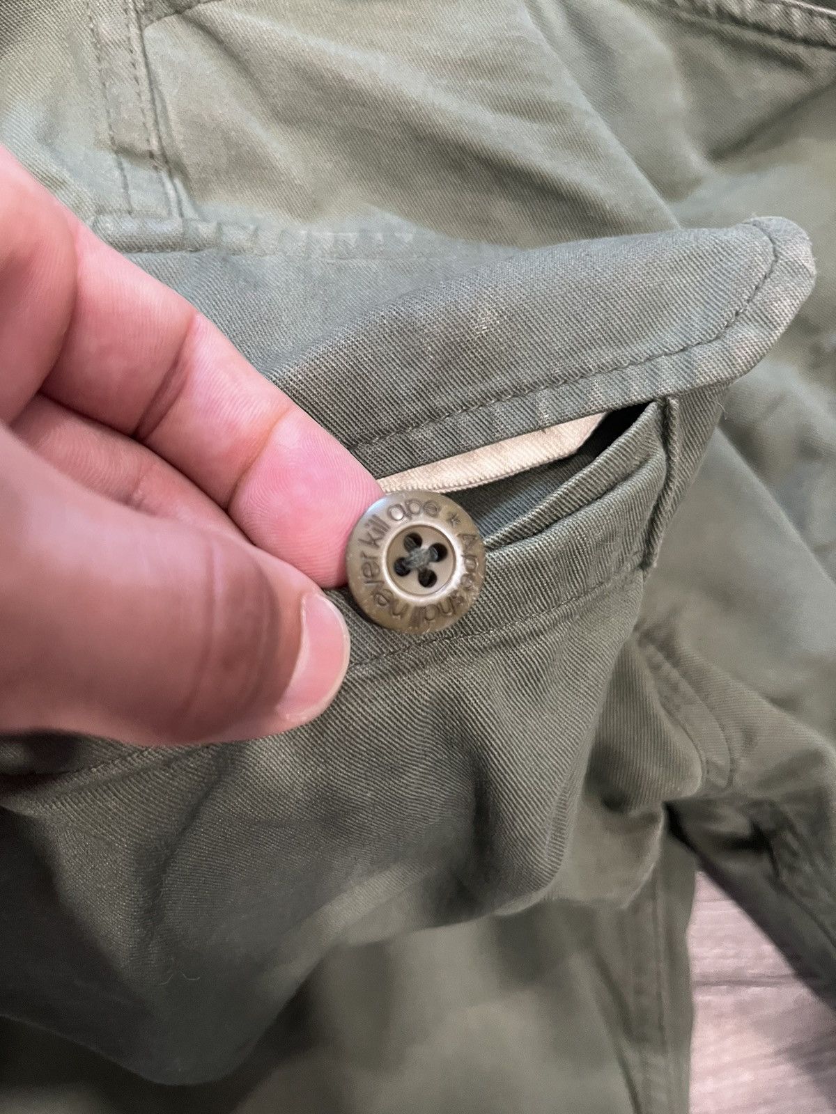 Bape Bape Vintage Pirate cargo pants Size US 31 - 6 Thumbnail
