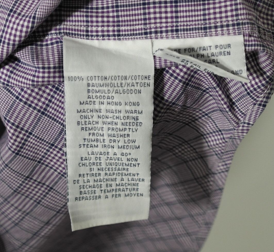Polo Ralph Lauren Polo Ralph Lauren Yarmouth Mens Plaid Shirt Sz L Size US L / EU 52-54 / 3 - 5 Thumbnail