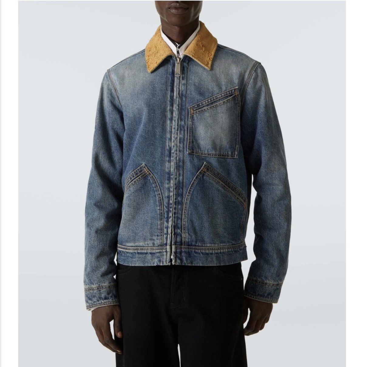 Alexander McQueen ALEXANDER MCQUEEN GIACCA DENIM WORKWEAR Size US S / EU 44-46 / 1 - 12 Thumbnail