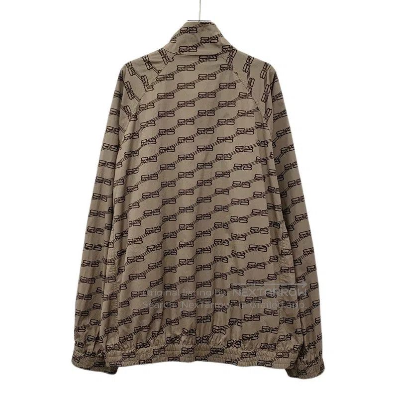 Balenciaga Balenciaga Caramel Logo All-Over Printed Cotton Stand Coll Size US XS / EU 42 / 0 - 2 Thumbnail