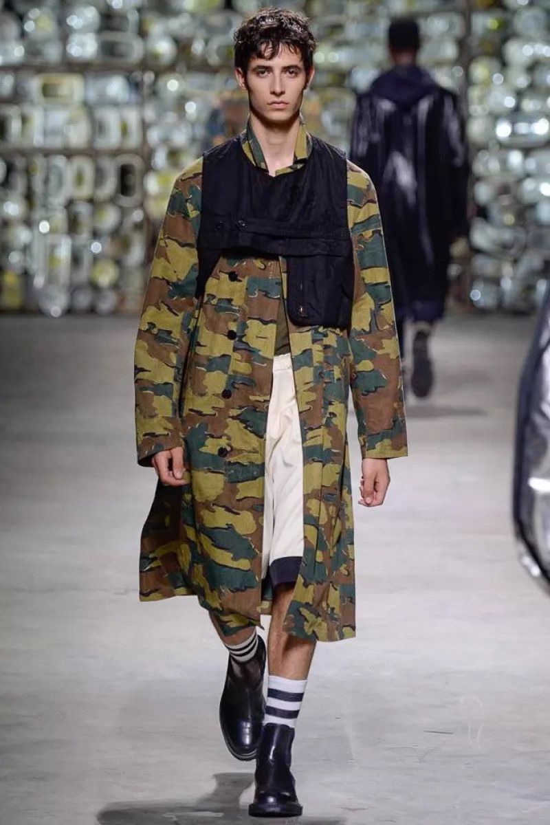 Dries Van Noten DVN Runway Trench Coat S 98 New Cotton-Linen Color Size US S / EU 44-46 / 1 - 1 Thumbnail
