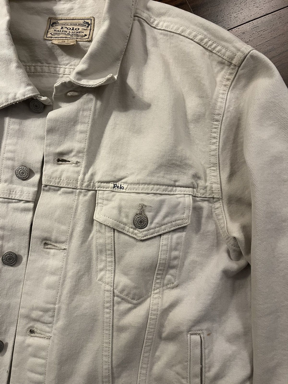 Polo Ralph Lauren Vintage denim jacket polo rrl Size US L / EU 52-54 / 3 - 4 Thumbnail